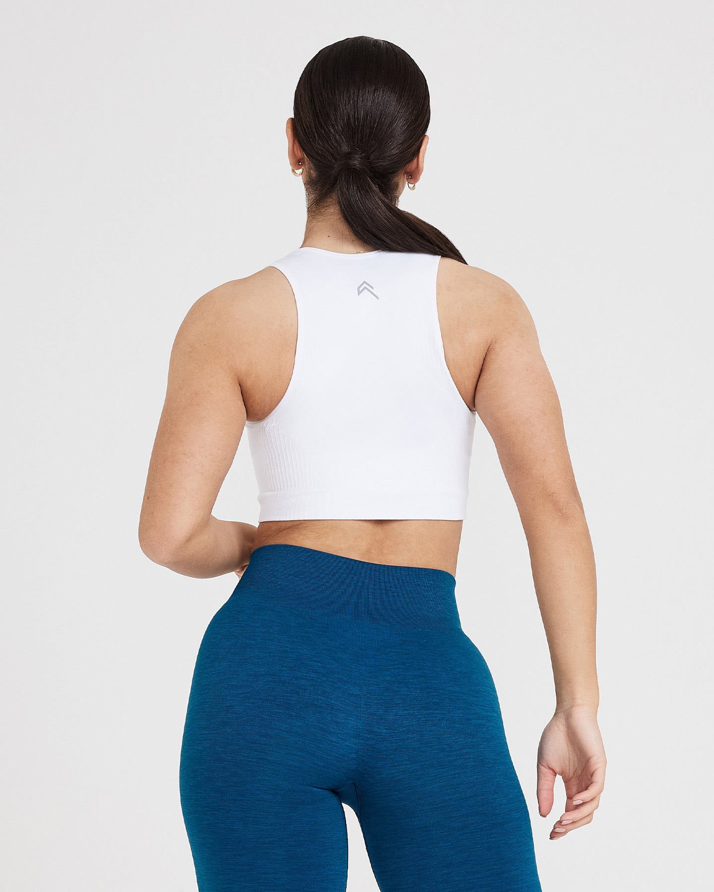 Classic Seamless 2.0 Crop Top | White - Image 3