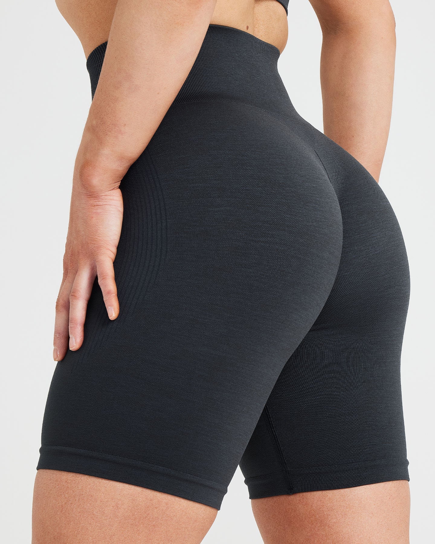Classic Seamless 2.0 Cycling Shorts | Coal Marl - Image 5