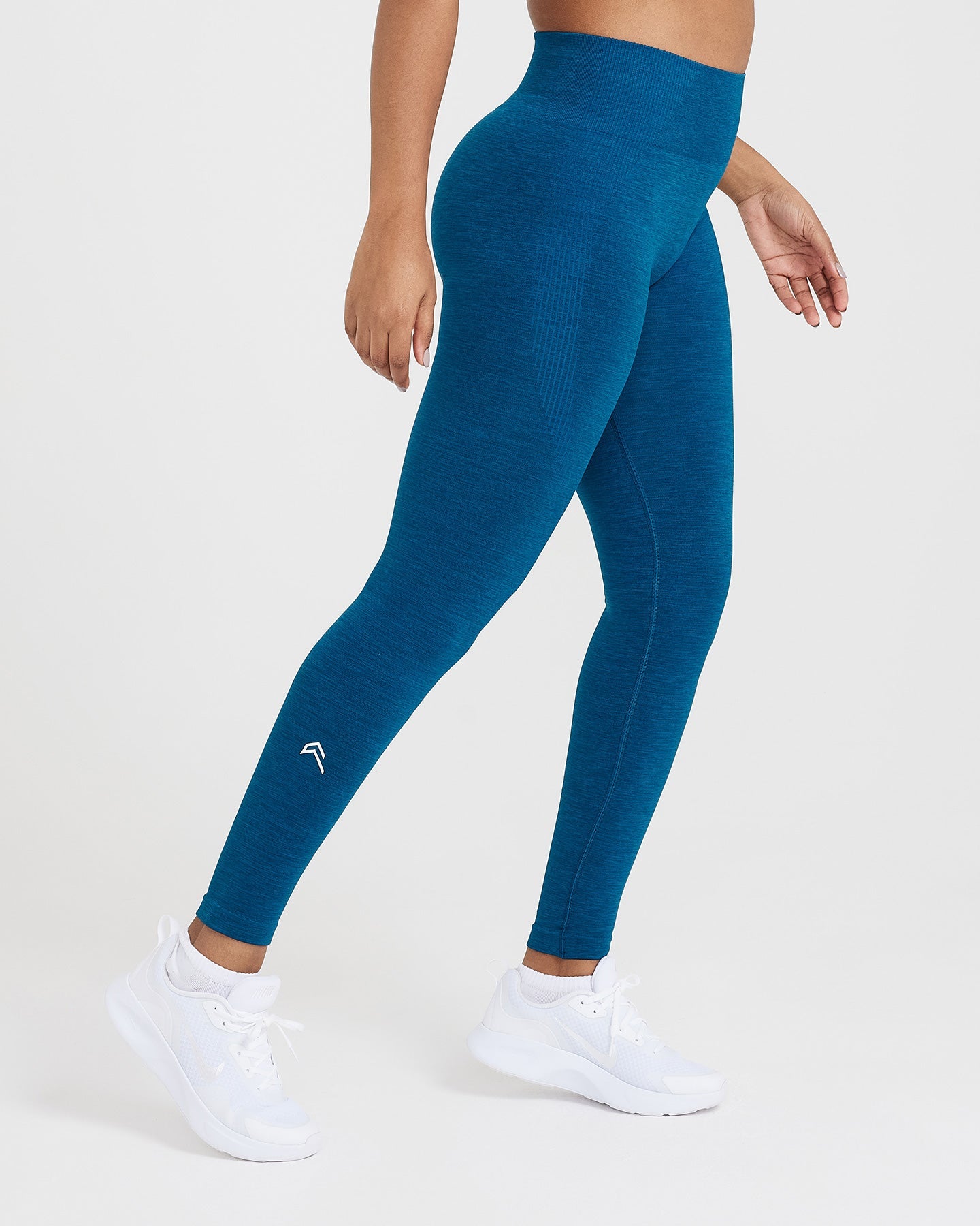 Alternative view of Classic Seamless 2.0 Leggings | Petrol Blue Marl