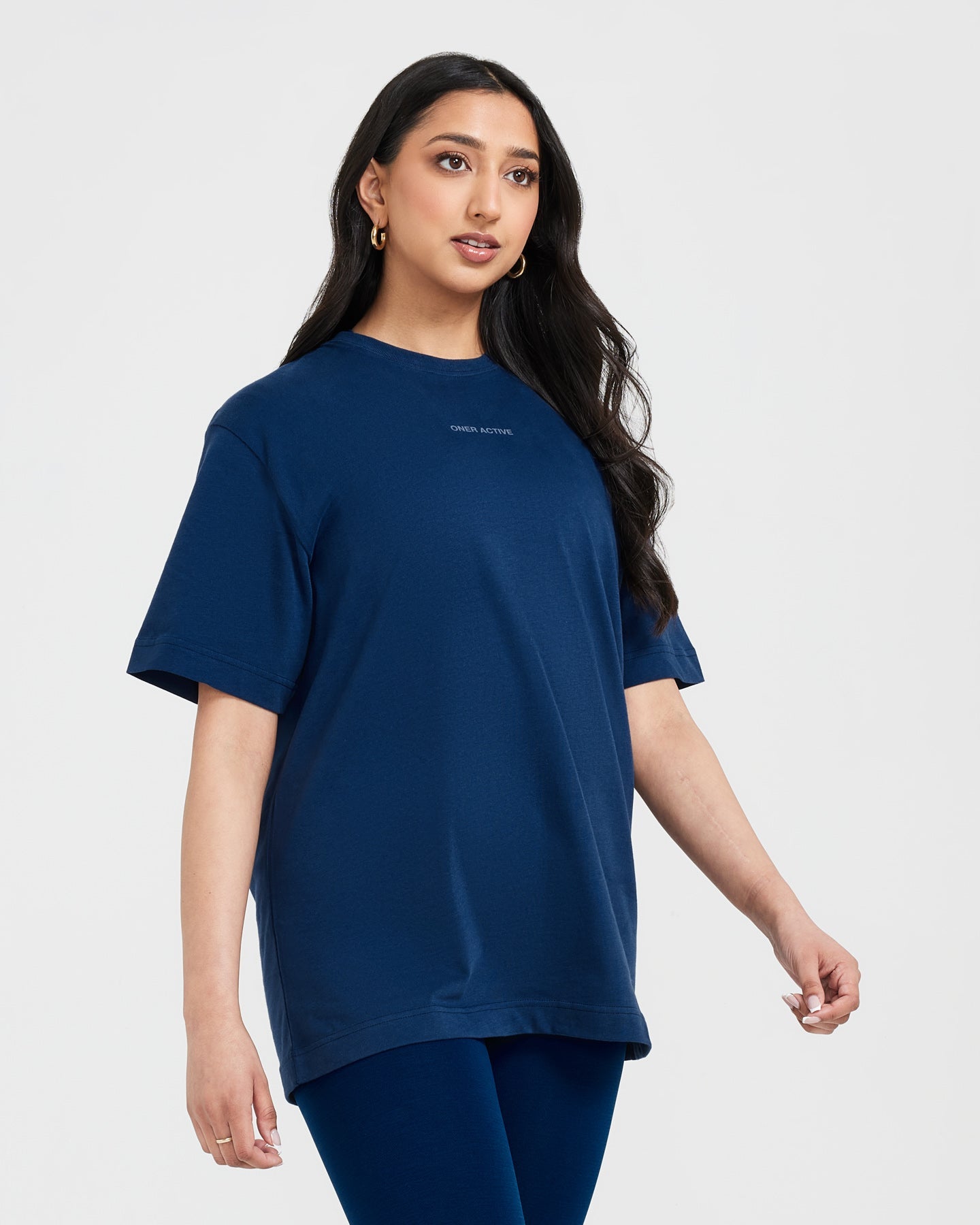 Classic Mirror Graphic Oversized T-Shirt | Washed Midnight - Image 3