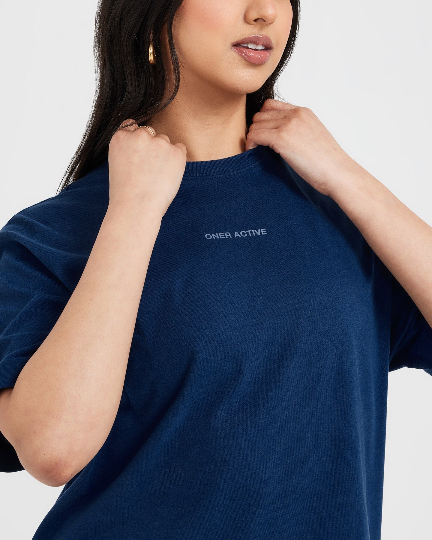 Classic Mirror Graphic Oversized T-Shirt | Washed Midnight - Image 4