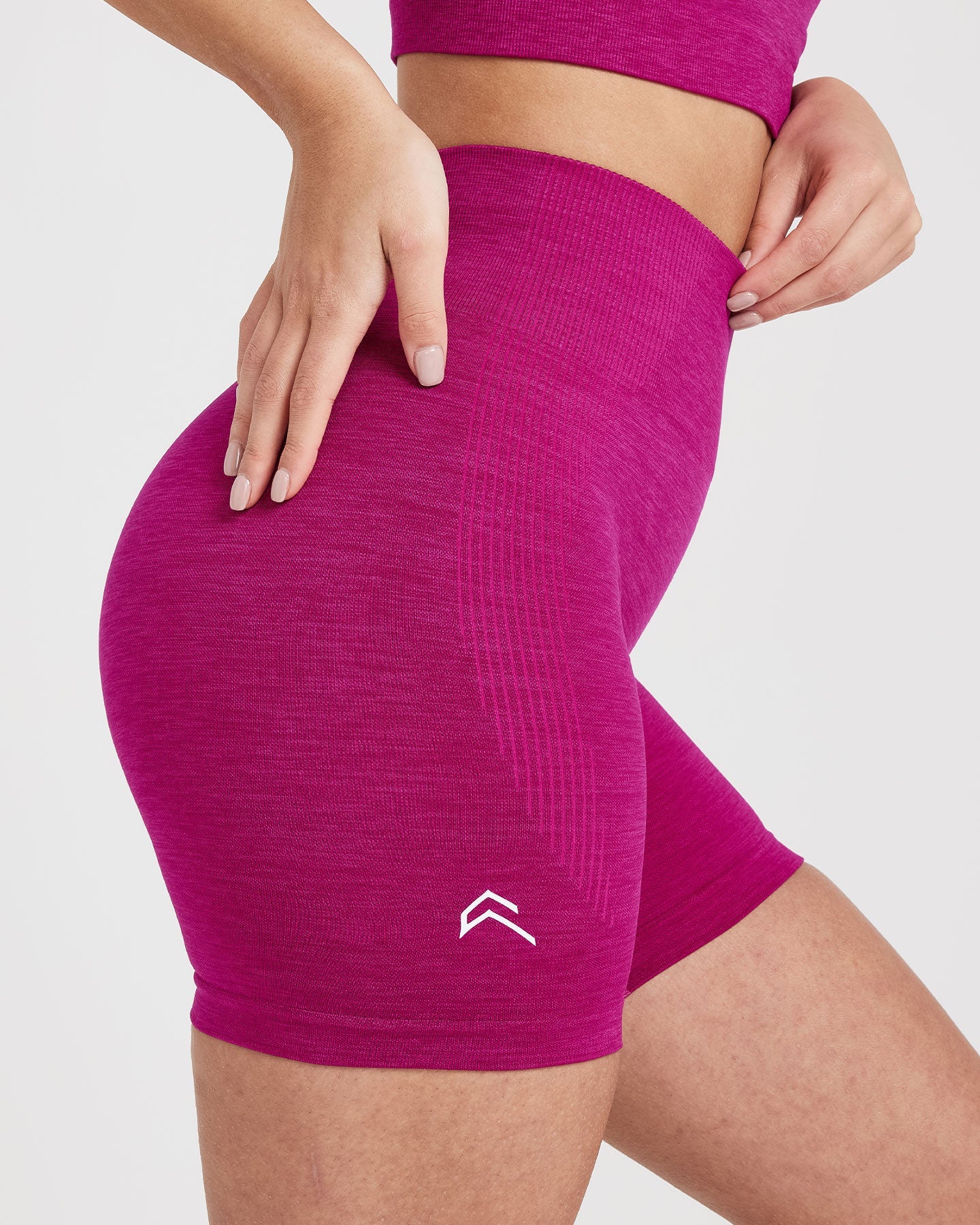 Classic Seamless 2.0 Shorts | Fuchsia Marl - Image 3