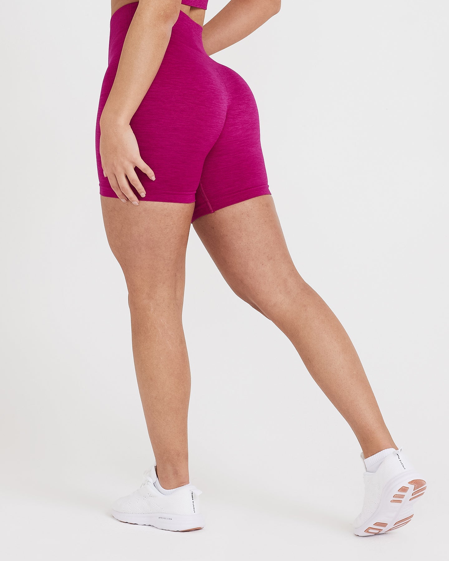 Classic Seamless 2.0 Shorts | Fuchsia Marl - Image 4