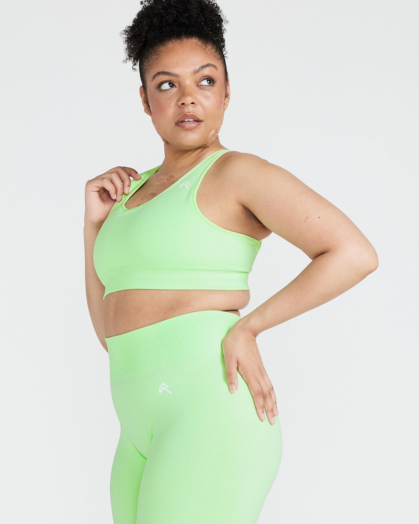 Classic Seamless 2.0 Bralette | Zest Marl - Image 3