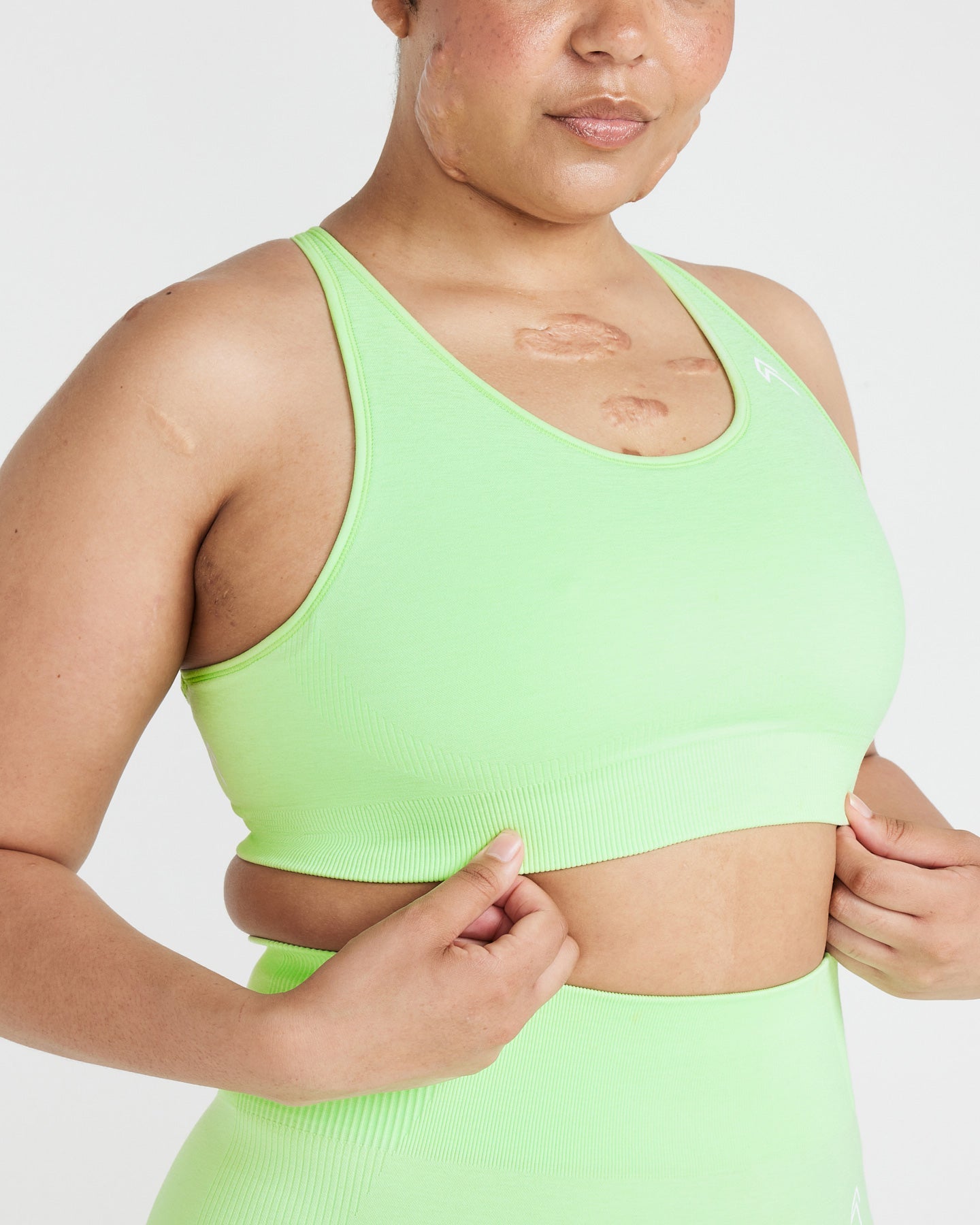 Classic Seamless 2.0 Bralette | Zest Marl - Image 4