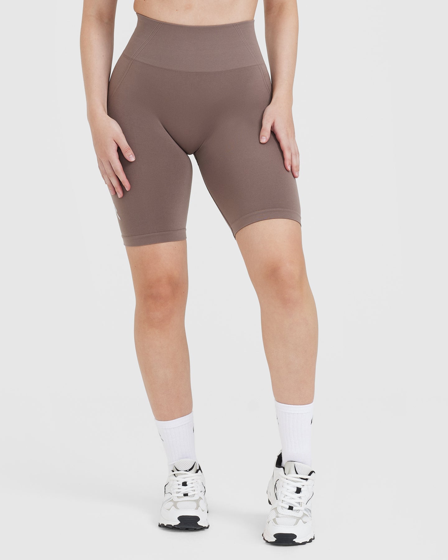 EffortlessLift Seamless Cycling Shorts | Washed Cool Brown