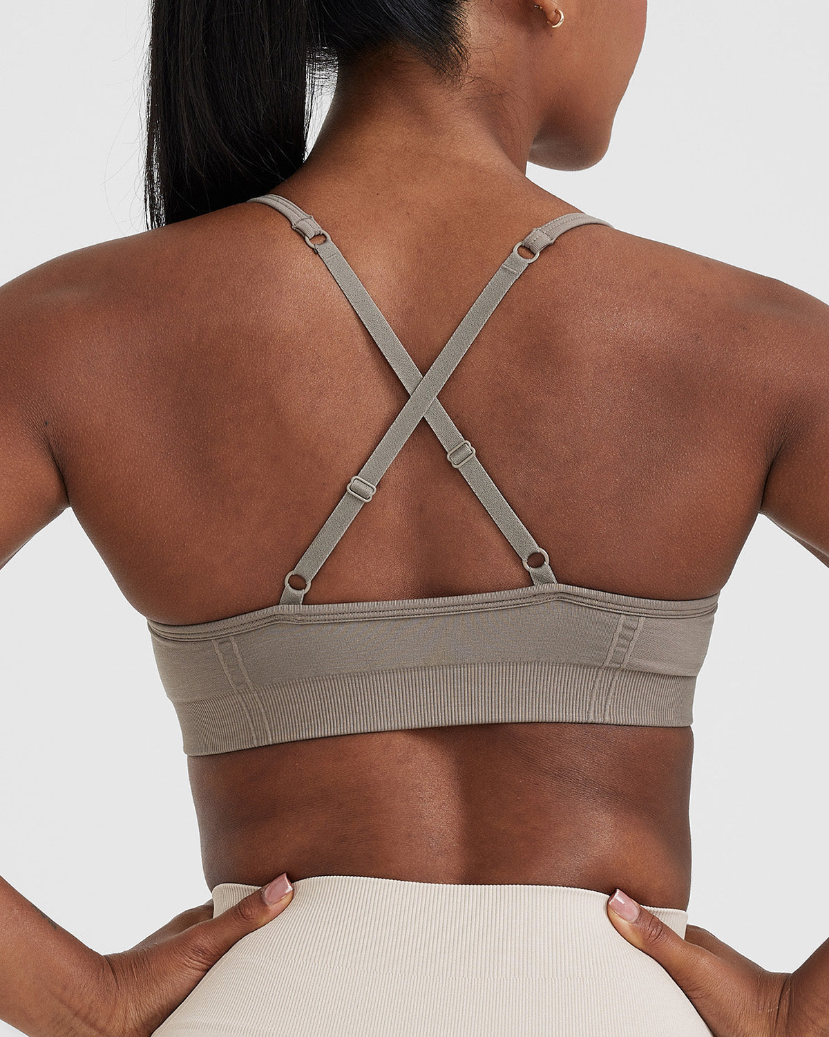 EffortlessLift Strappy Bralette with White Logo | Minky - Image 5