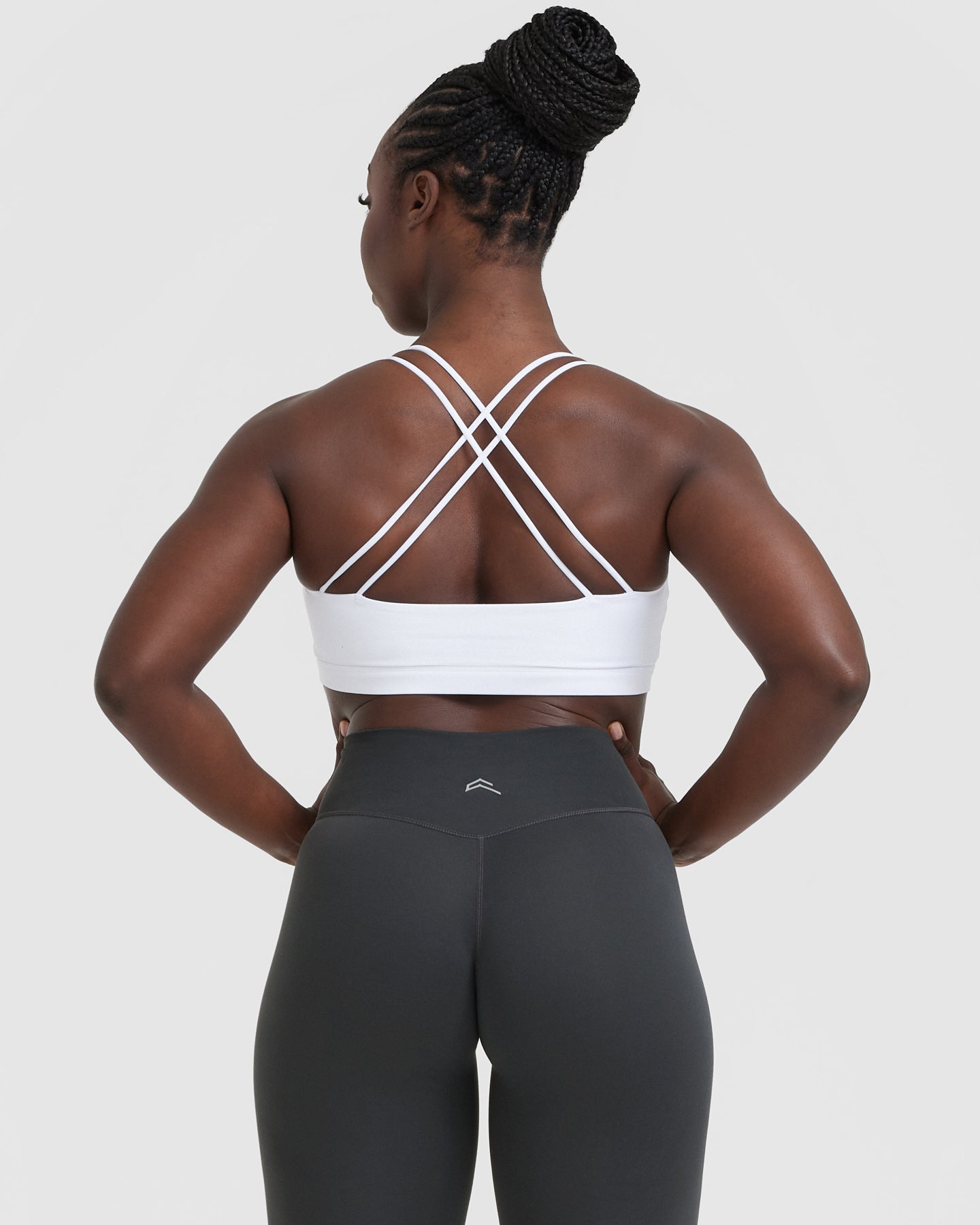 Alternative view of Everyday Cross Over Bralette | White