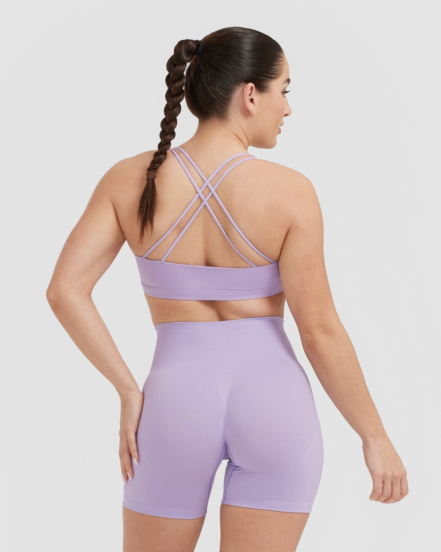 Everyday Cross Over Bralette | Wisteria Purple - Image 2