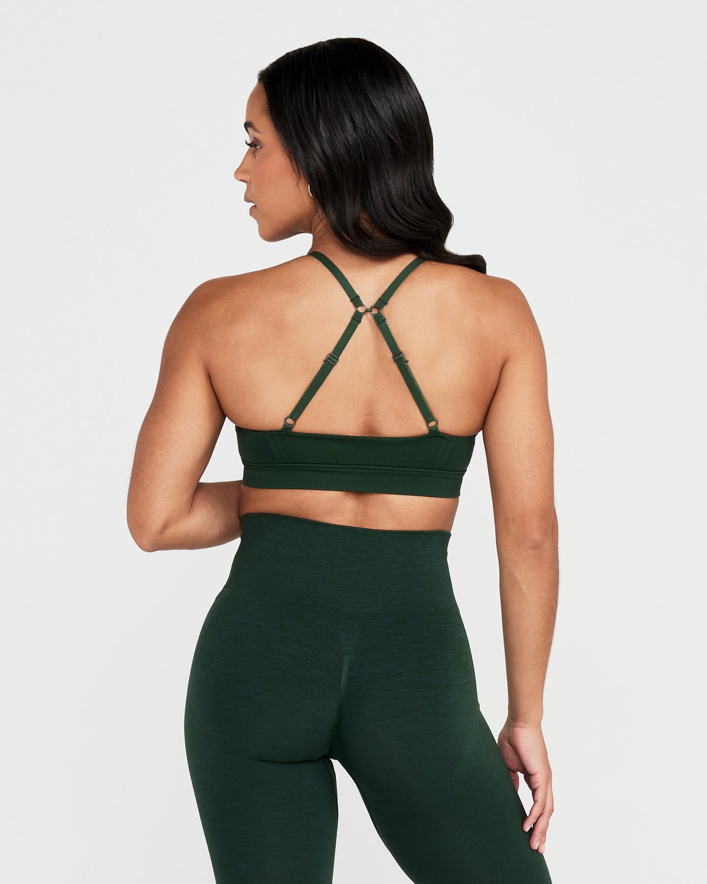 Alternative view of EffortlessLift Micro Bralette with White Logo | Evergreen