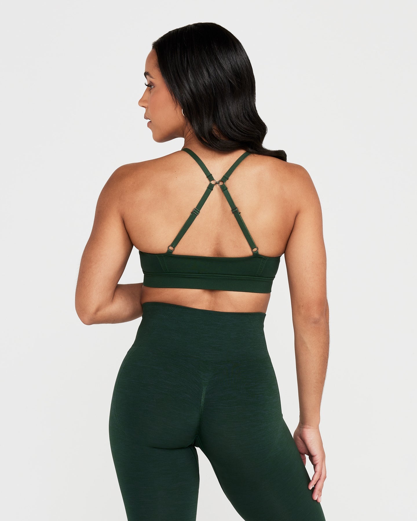 Alternative view of EffortlessLift Micro Bralette with White Logo | Evergreen