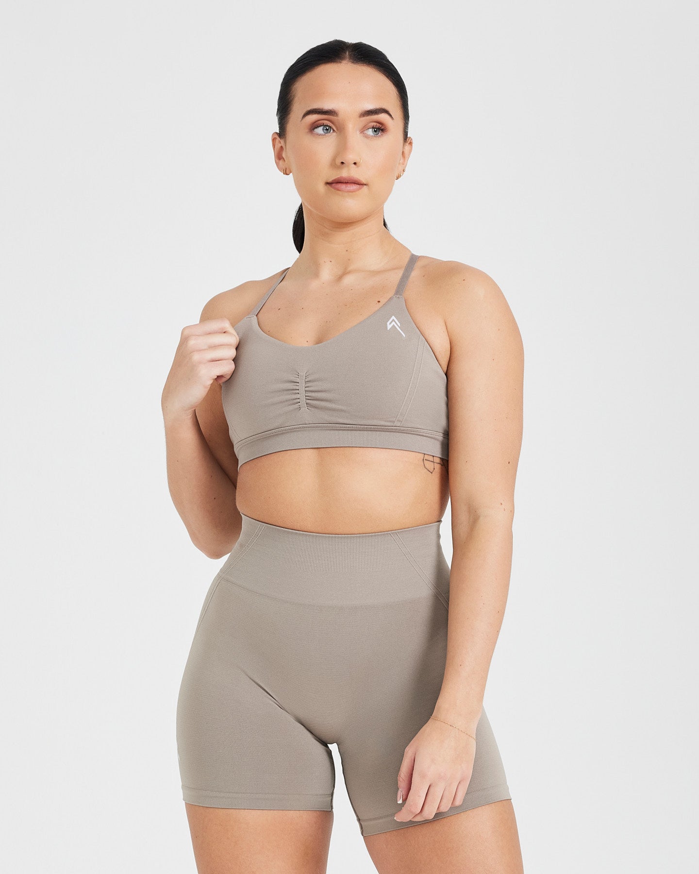 EffortlessLift Micro Bralette with White Logo | Minky