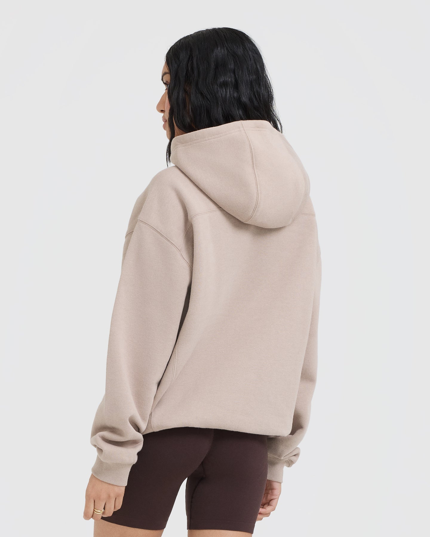 Alternative view of Foundations Hoodie | Mushroom Brown