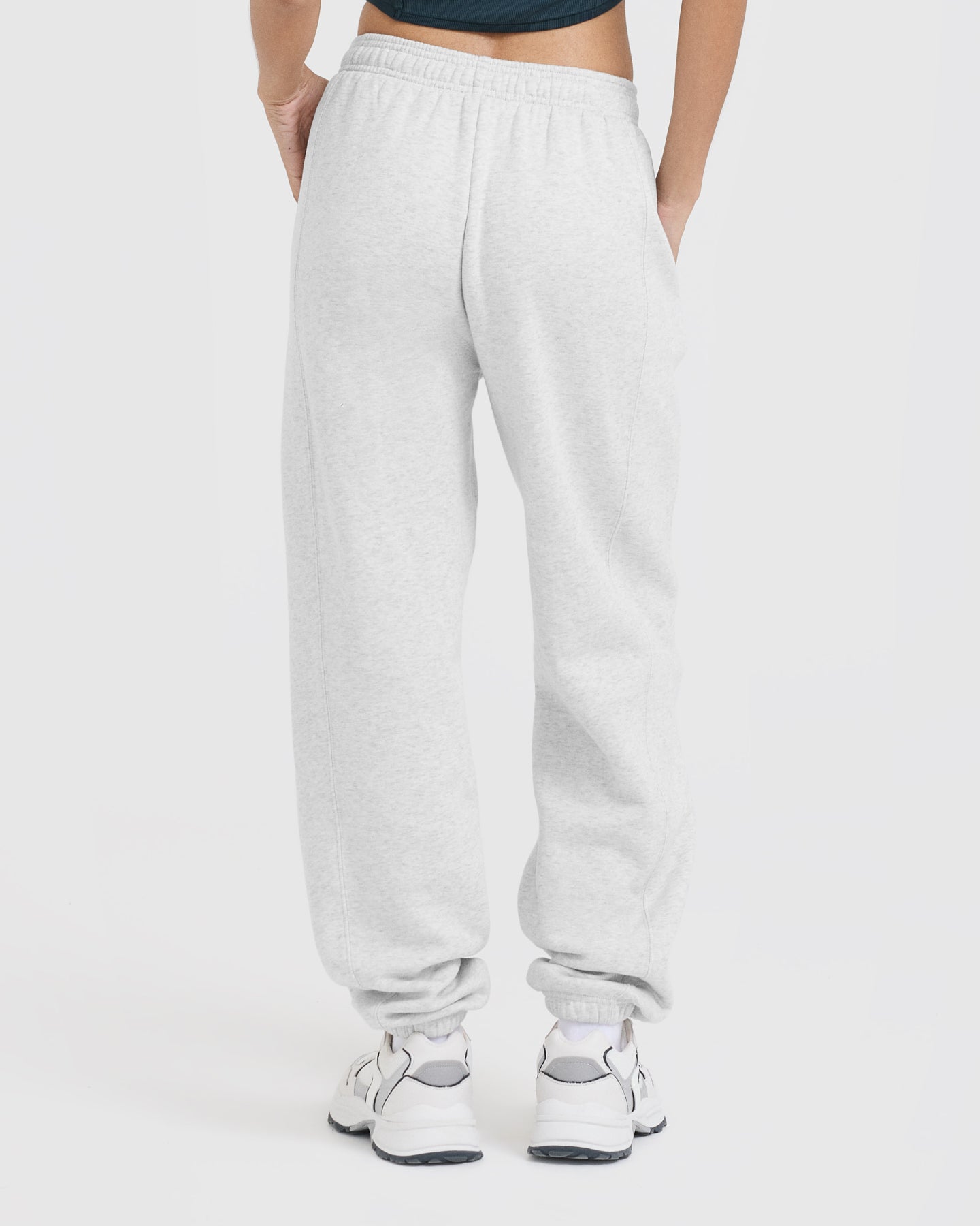 Alternative view of Foundations Joggers | Light Grey Marl