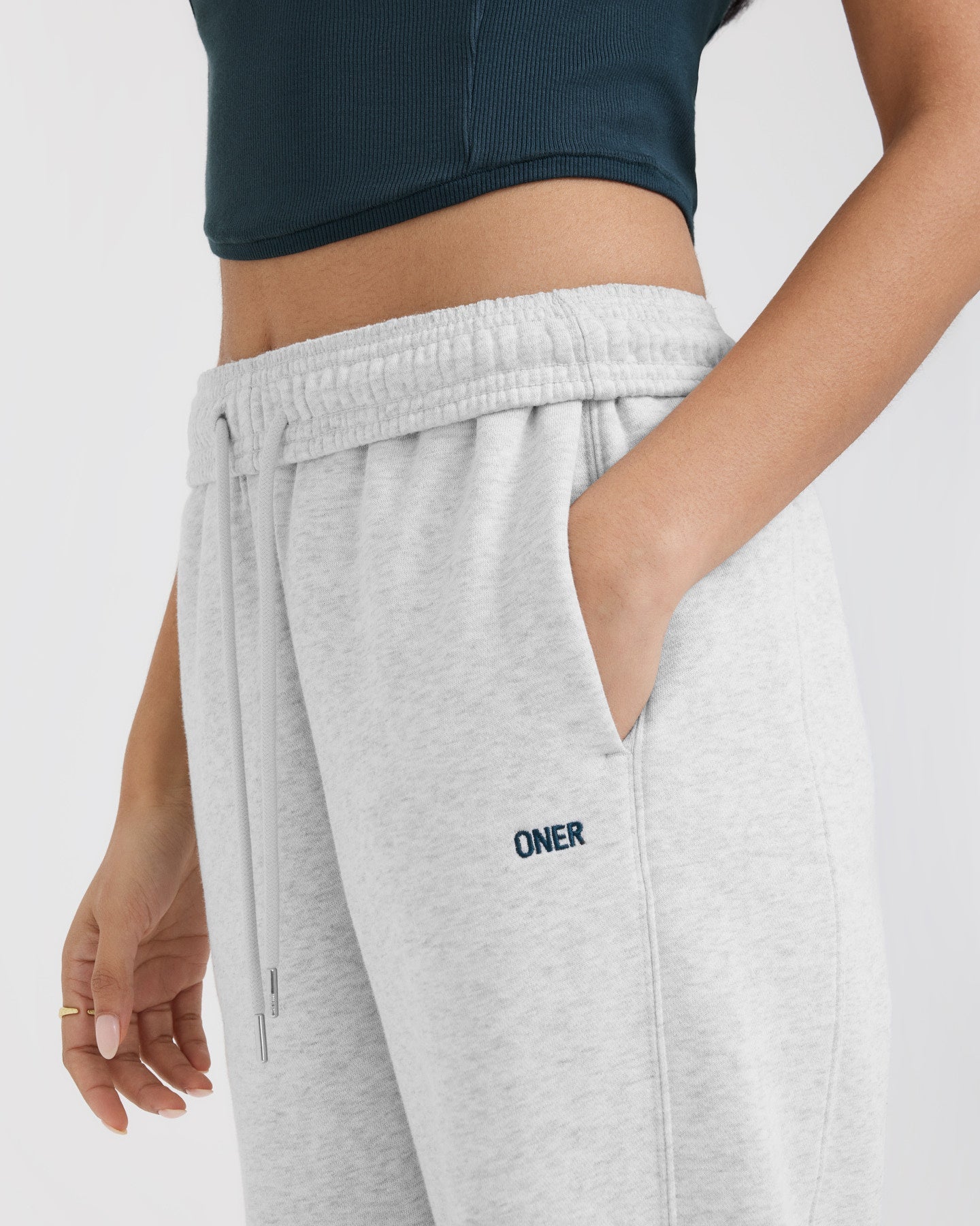 Foundations Joggers | Light Grey Marl - Image 6