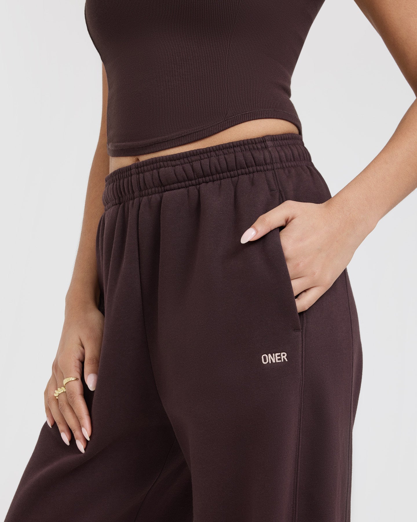 Foundations Joggers | Plum Brown - Image 4