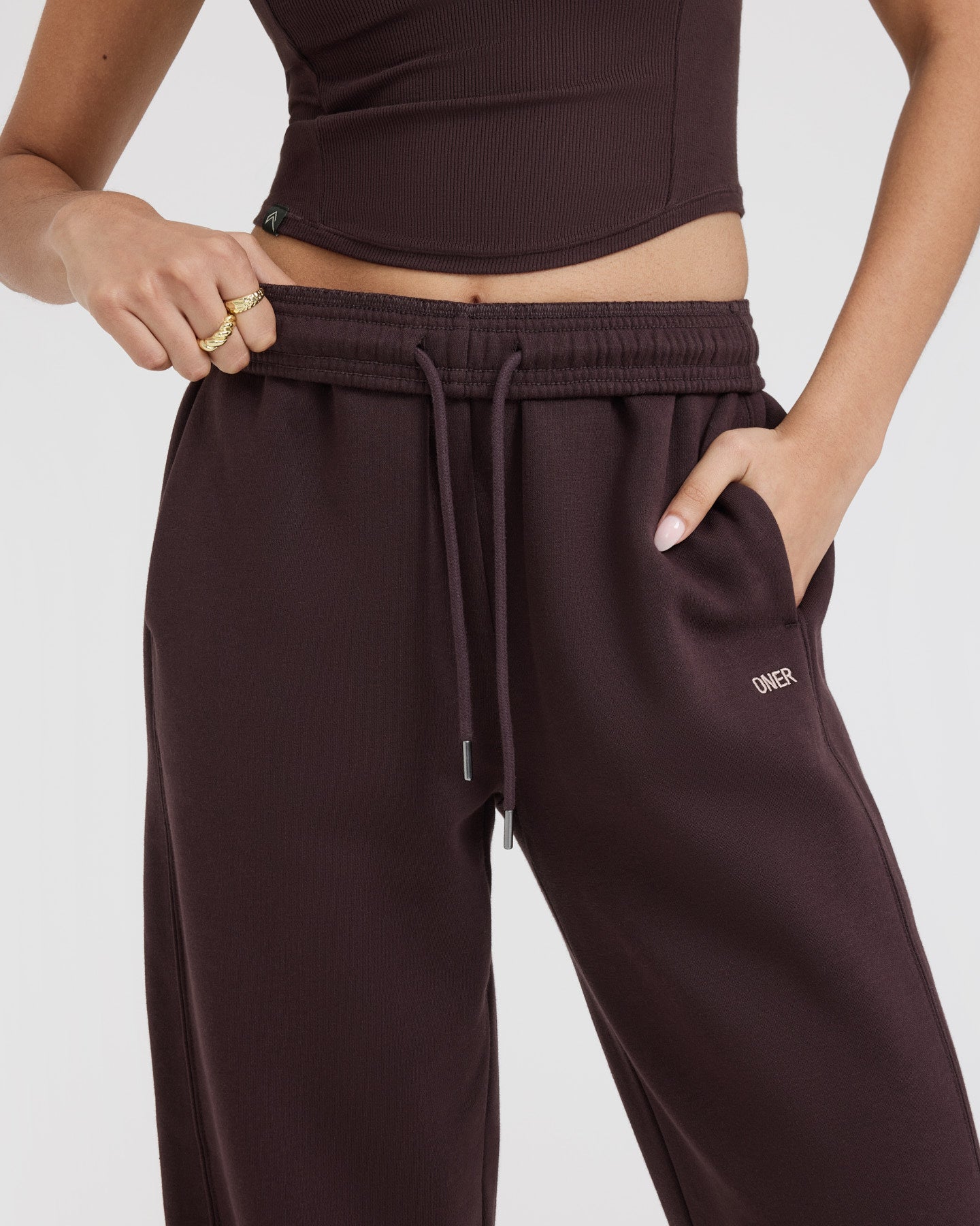 Foundations Joggers | Plum Brown - Image 5