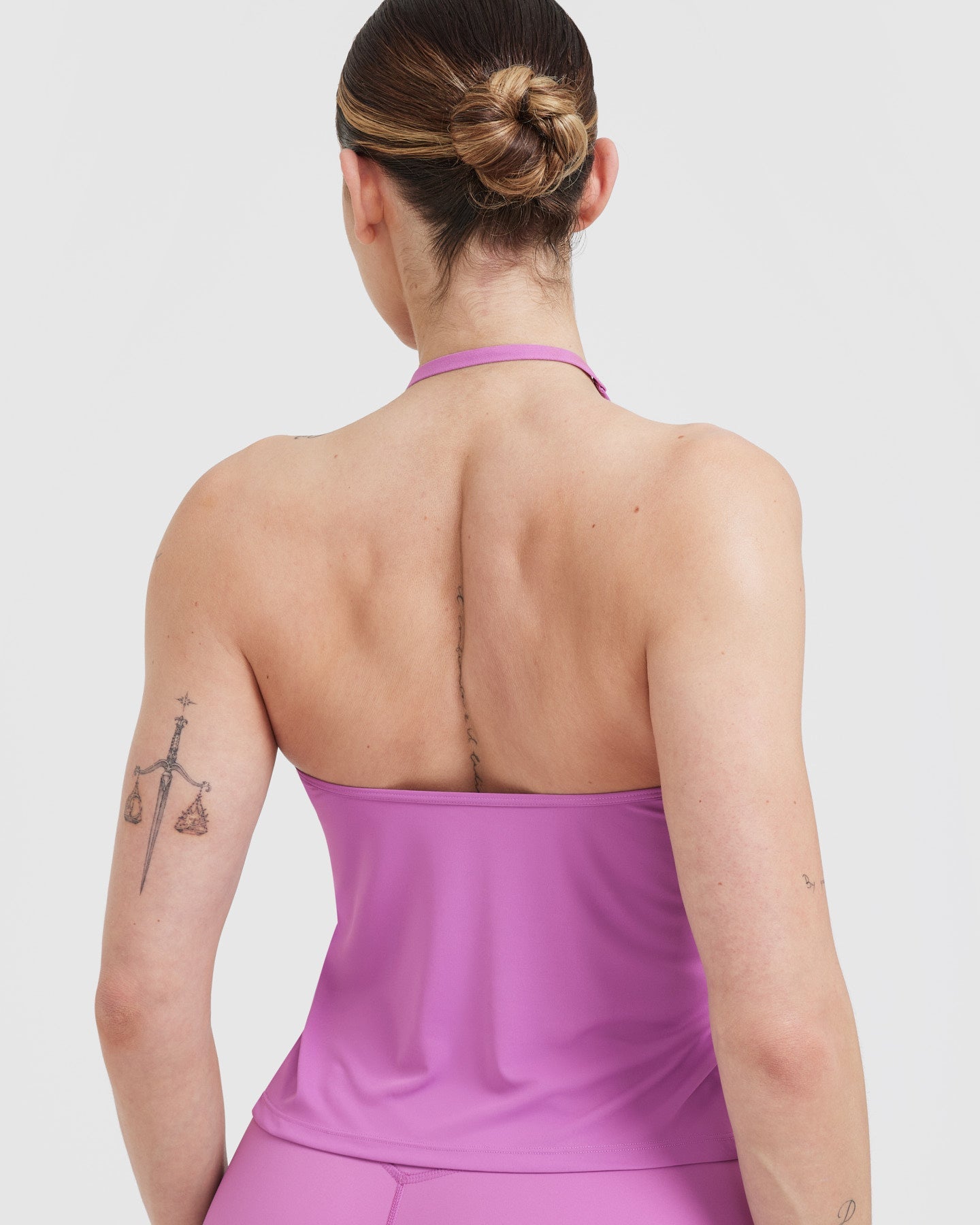 Go To High Neck Loose Crop Vest | Orchid Purple - Image 5