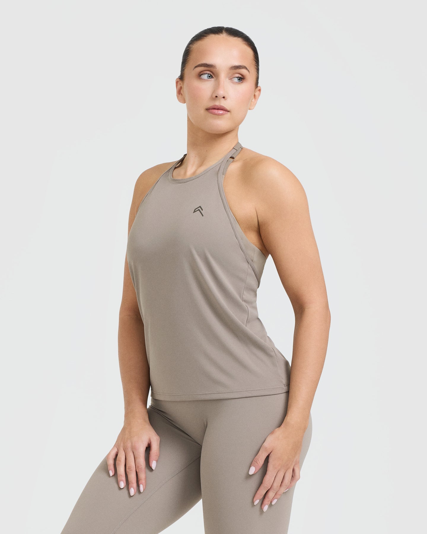 Go To High Neck Loose Crop Vest | Minky - Image 3