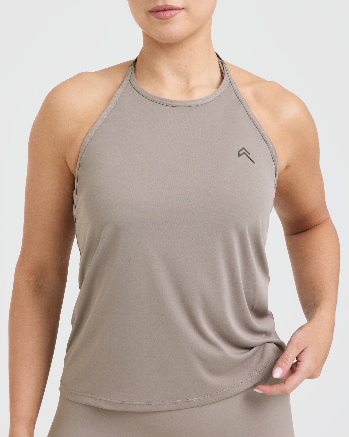 Go To High Neck Loose Crop Vest | Minky - Image 4