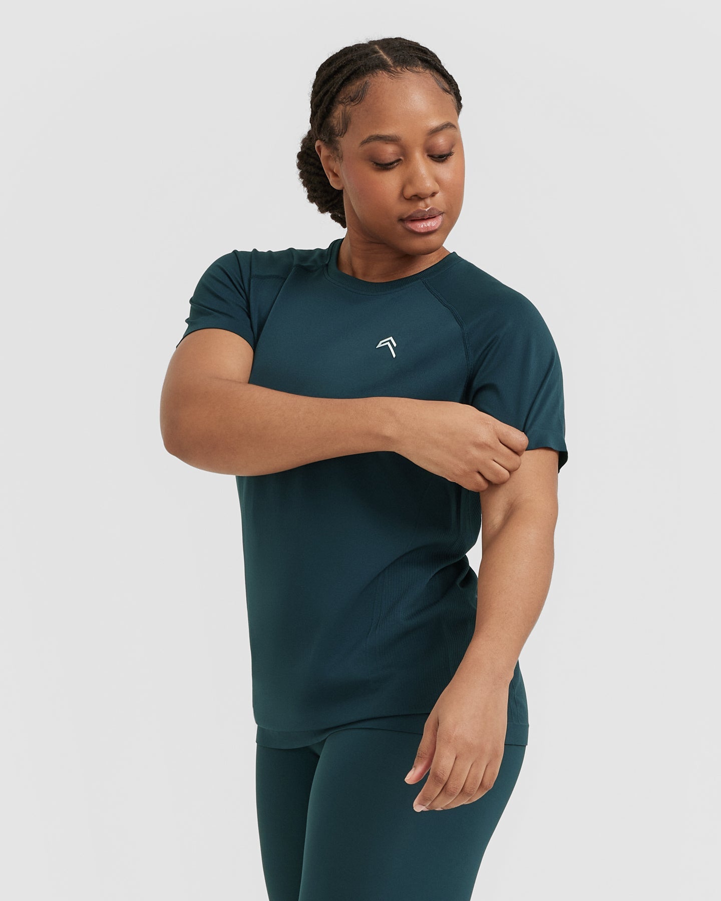 Go To Seamless Loose Top | Oil Blue - Image 3