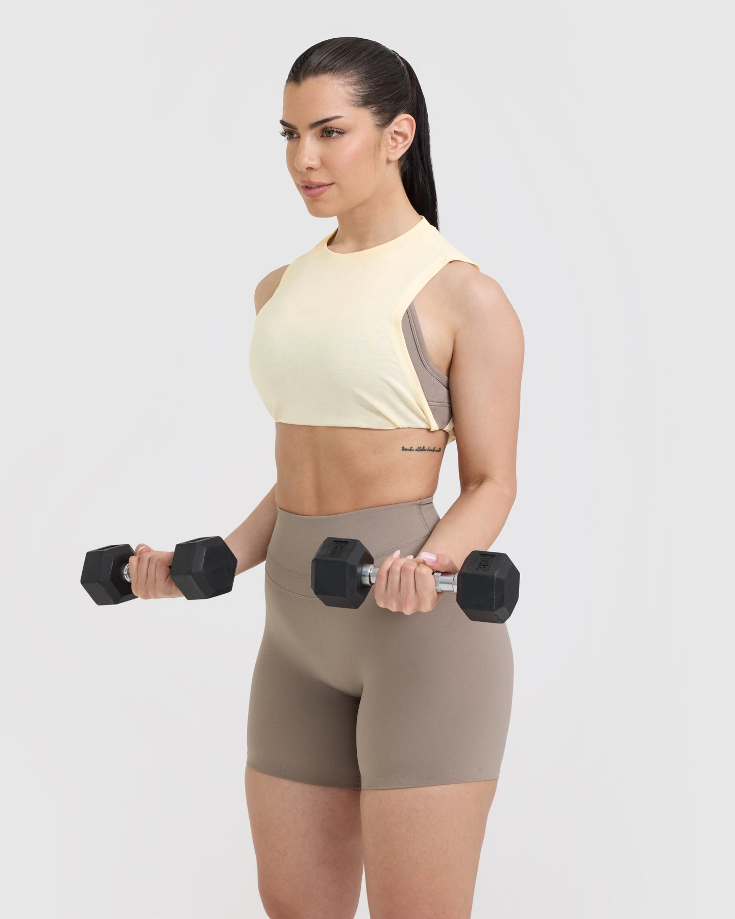 Go To Muscle Crop Tank | Off White - Image 6