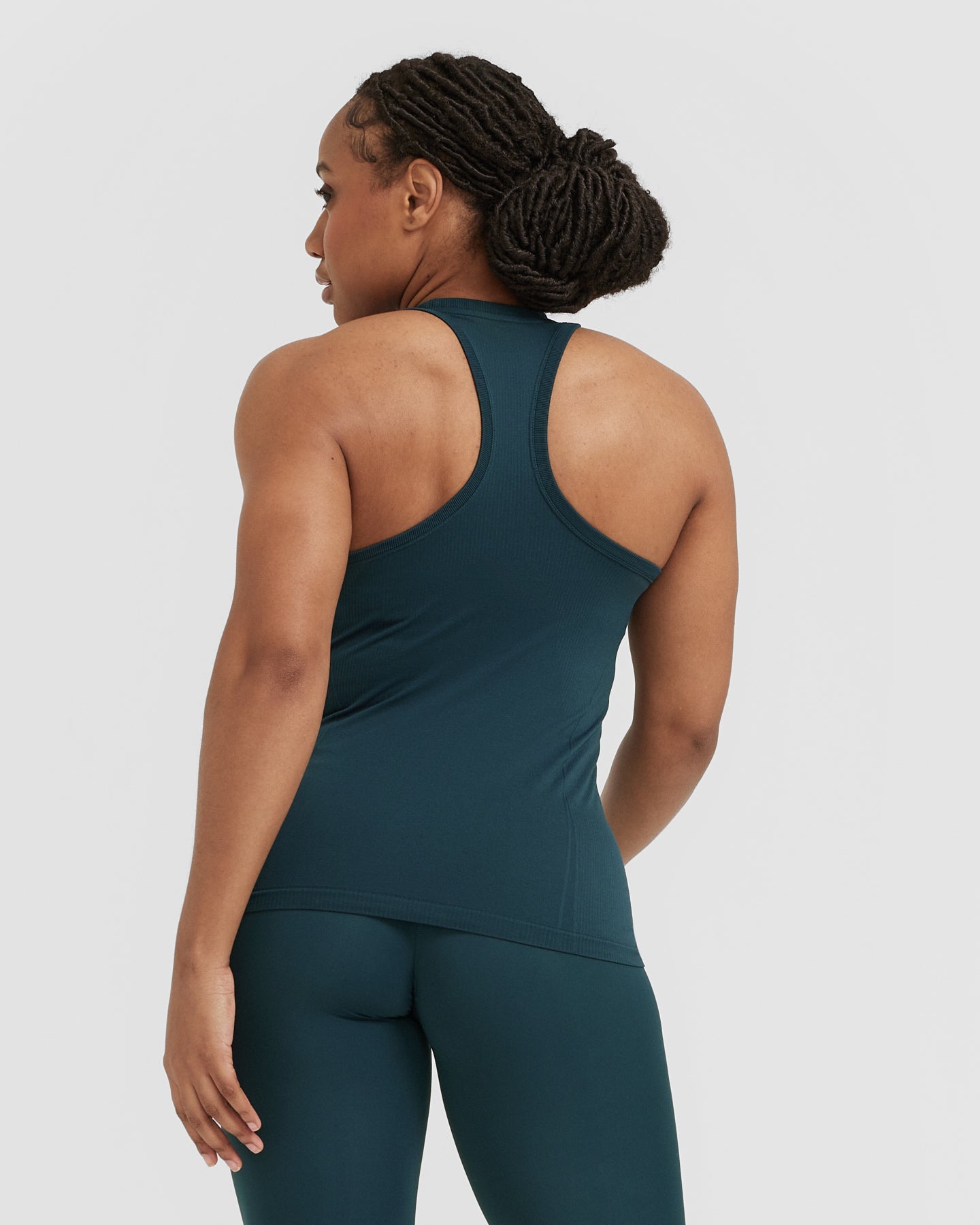 Go To Seamless Fitted High Neck Vest | Oil Blue - Image 2
