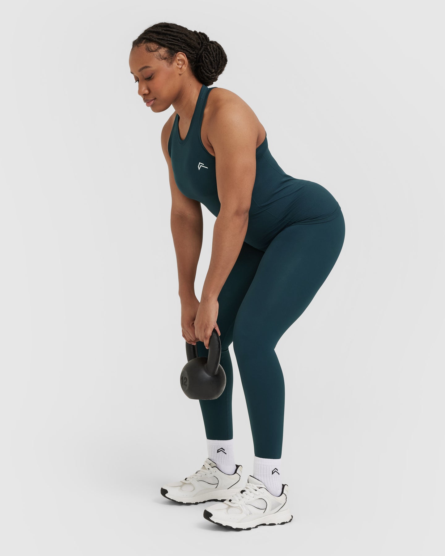 Go To Seamless Fitted High Neck Vest | Oil Blue - Image 6