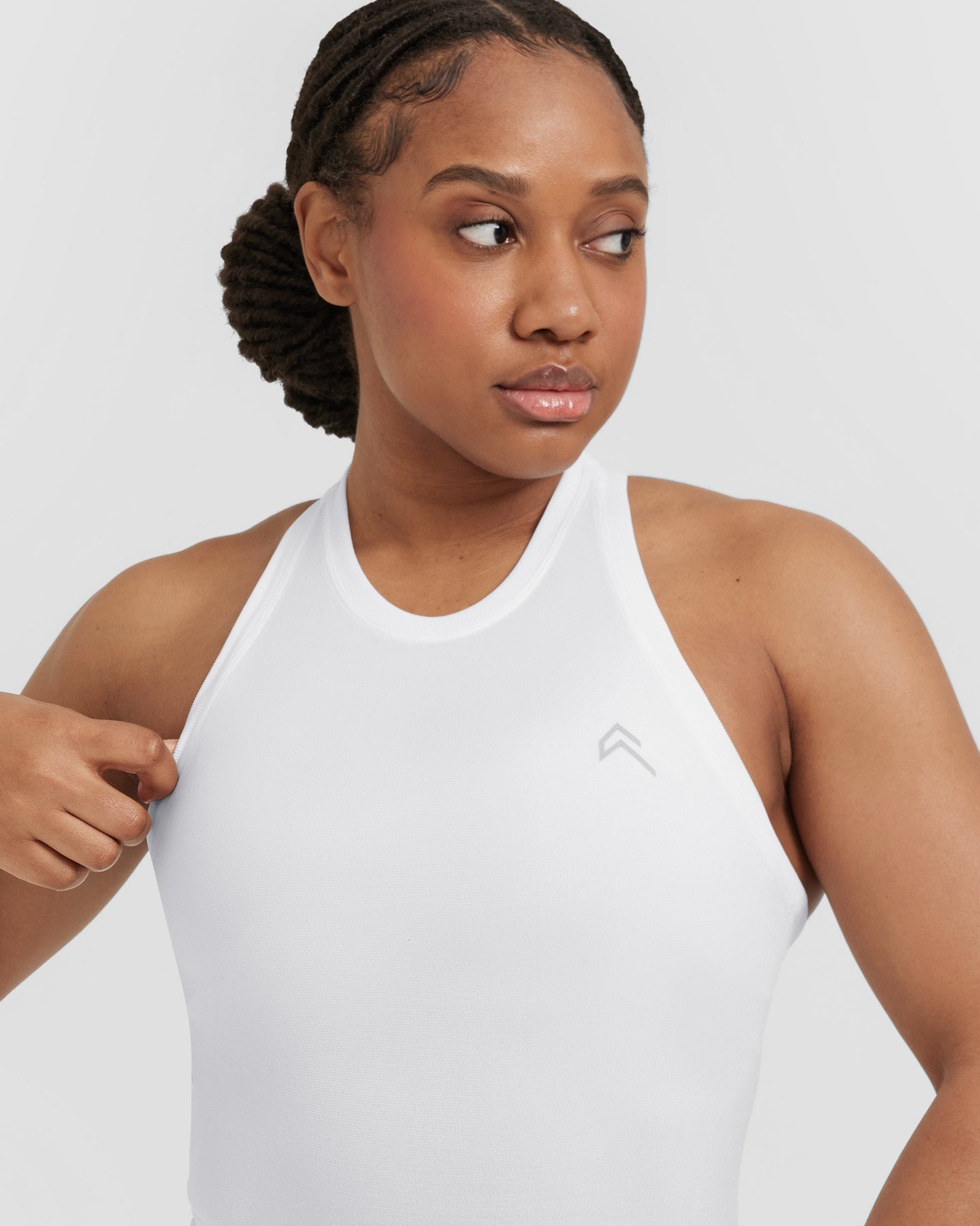 Go To Seamless Fitted High Neck Vest | White - Image 4