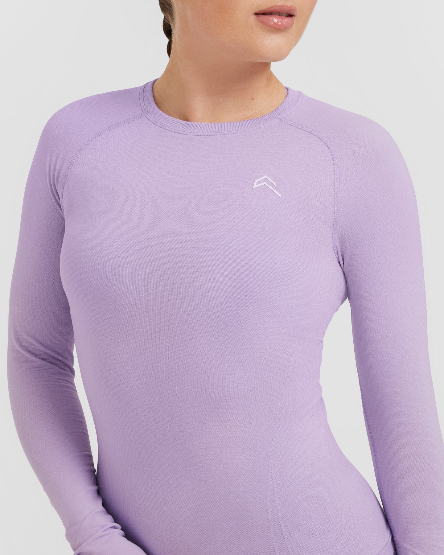 Go To Seamless Fitted Long Sleeve Top | Wisteria Purple - Image 4