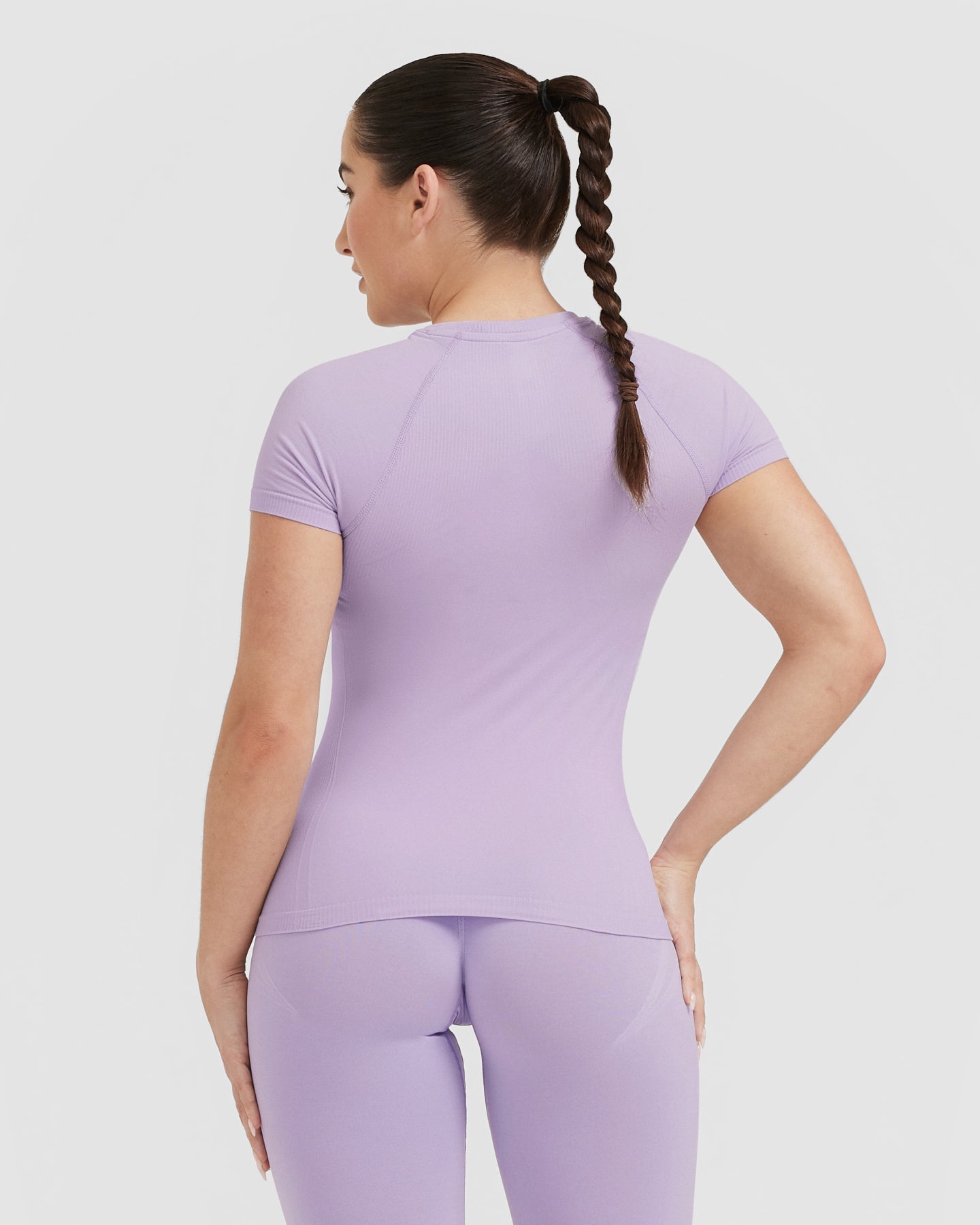 Go To Seamless Fitted Top | Wisteria Purple - Image 2