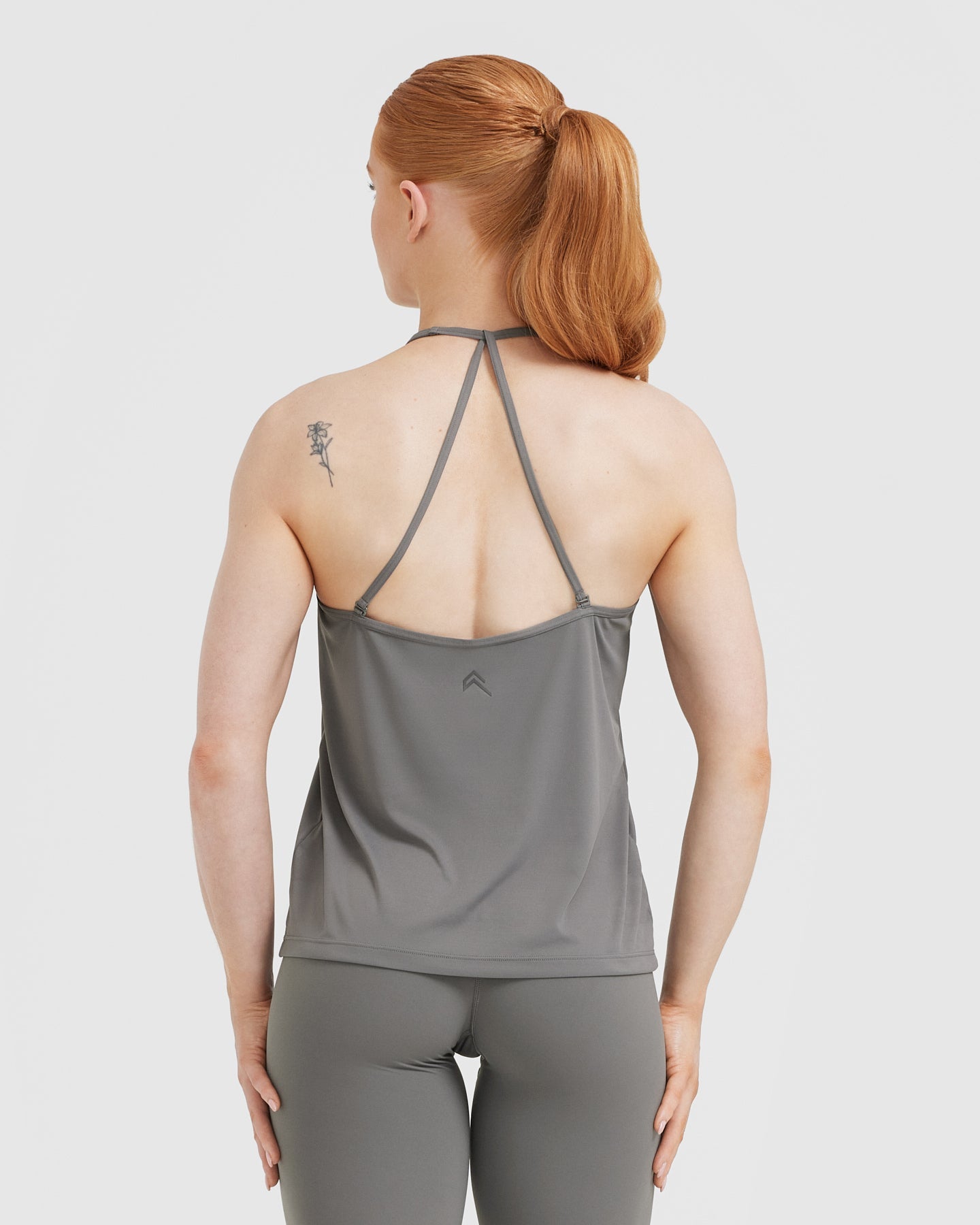 Go To Strappy Loose Vest | Ash Grey - Image 2
