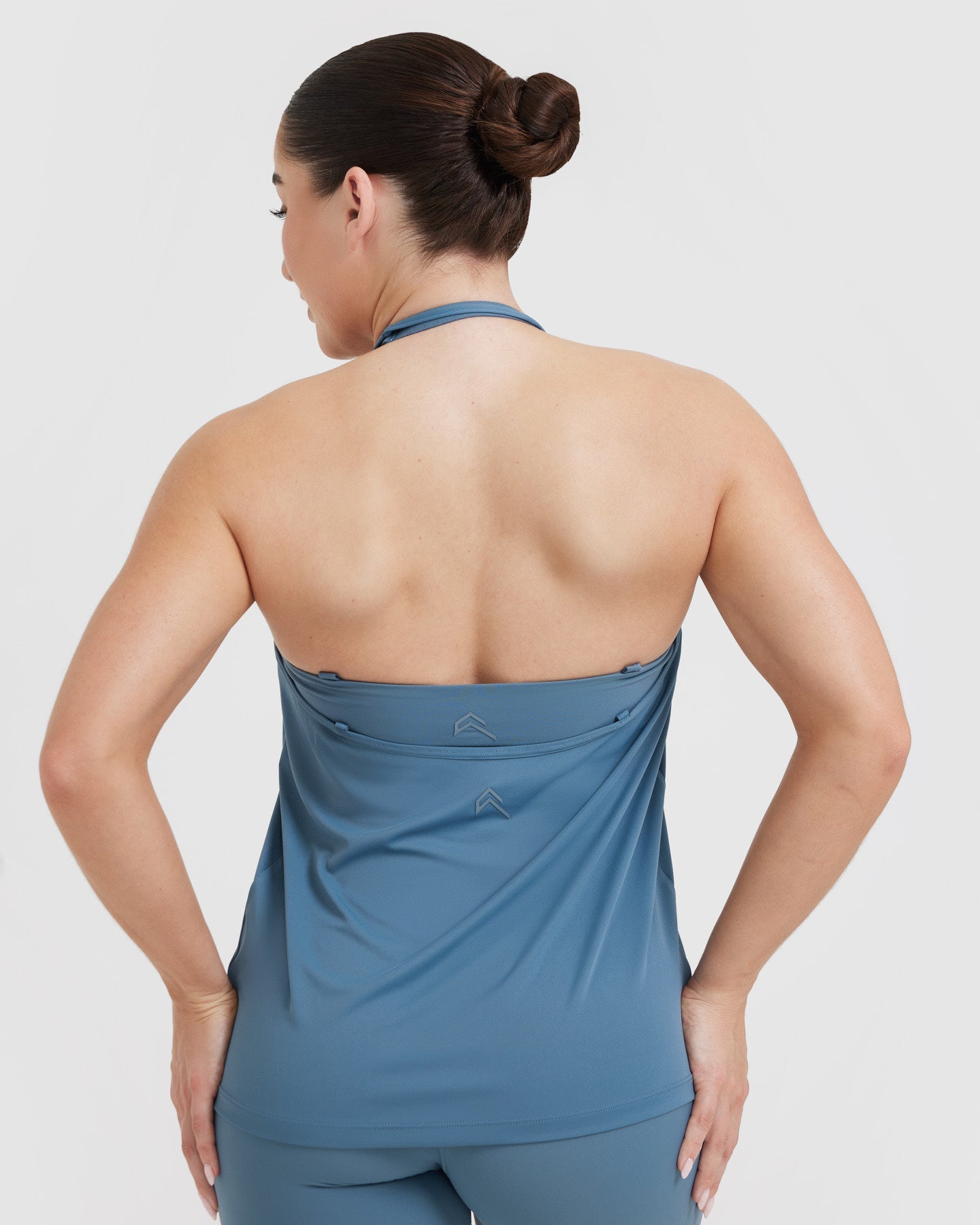 Go To Strappy Loose Vest | Moonstone Blue - Image 5