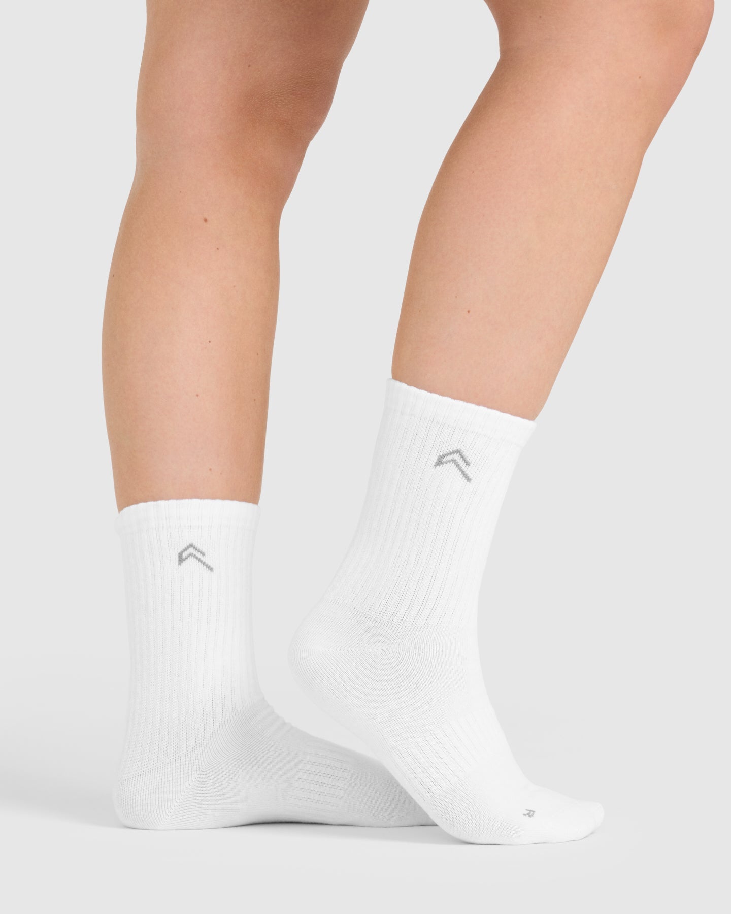 Alternative view of Lightweight Crew Socks 3 Pack | White