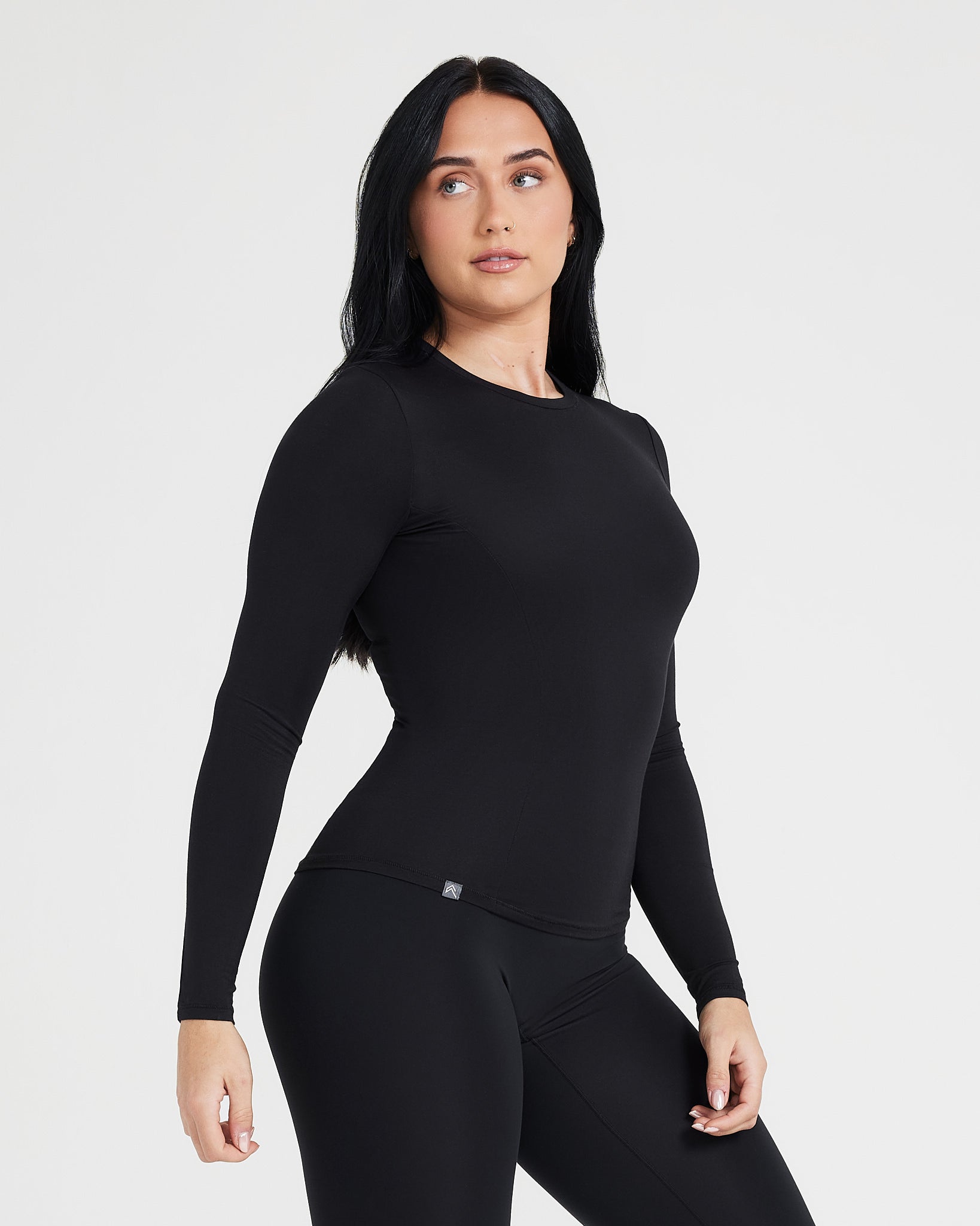 Mellow Soft Long Sleeve Top | Black - Image 3