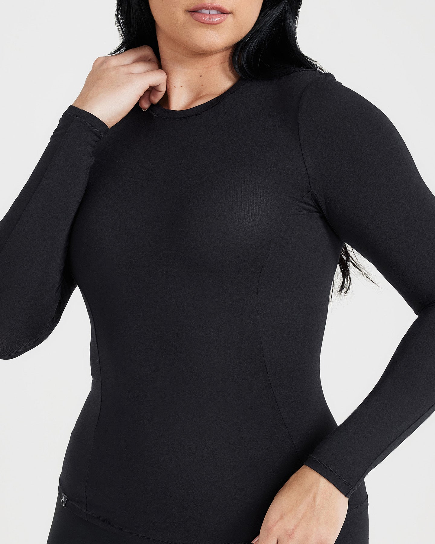 Mellow Soft Long Sleeve Top | Black - Image 4