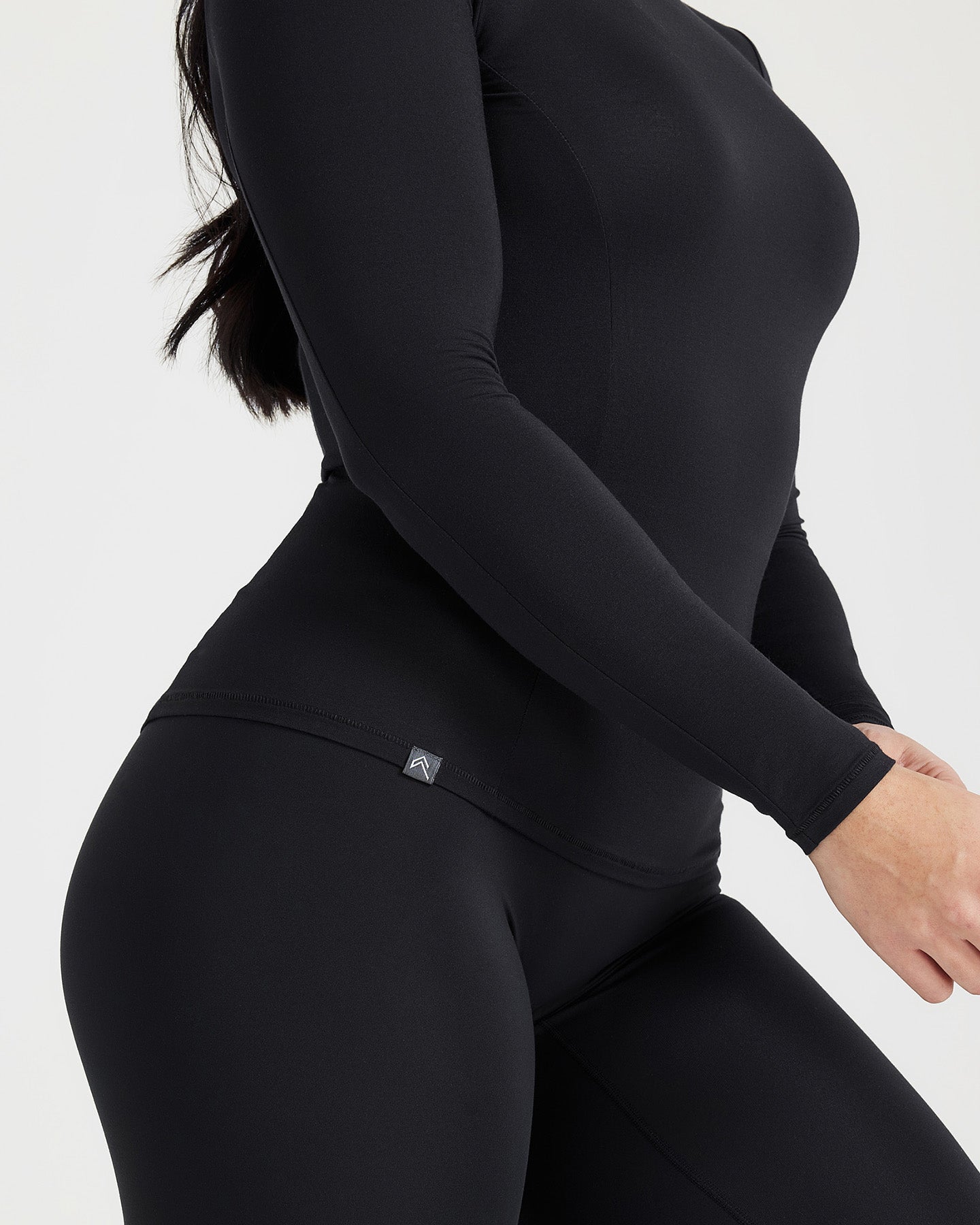 Mellow Soft Long Sleeve Top | Black - Image 5
