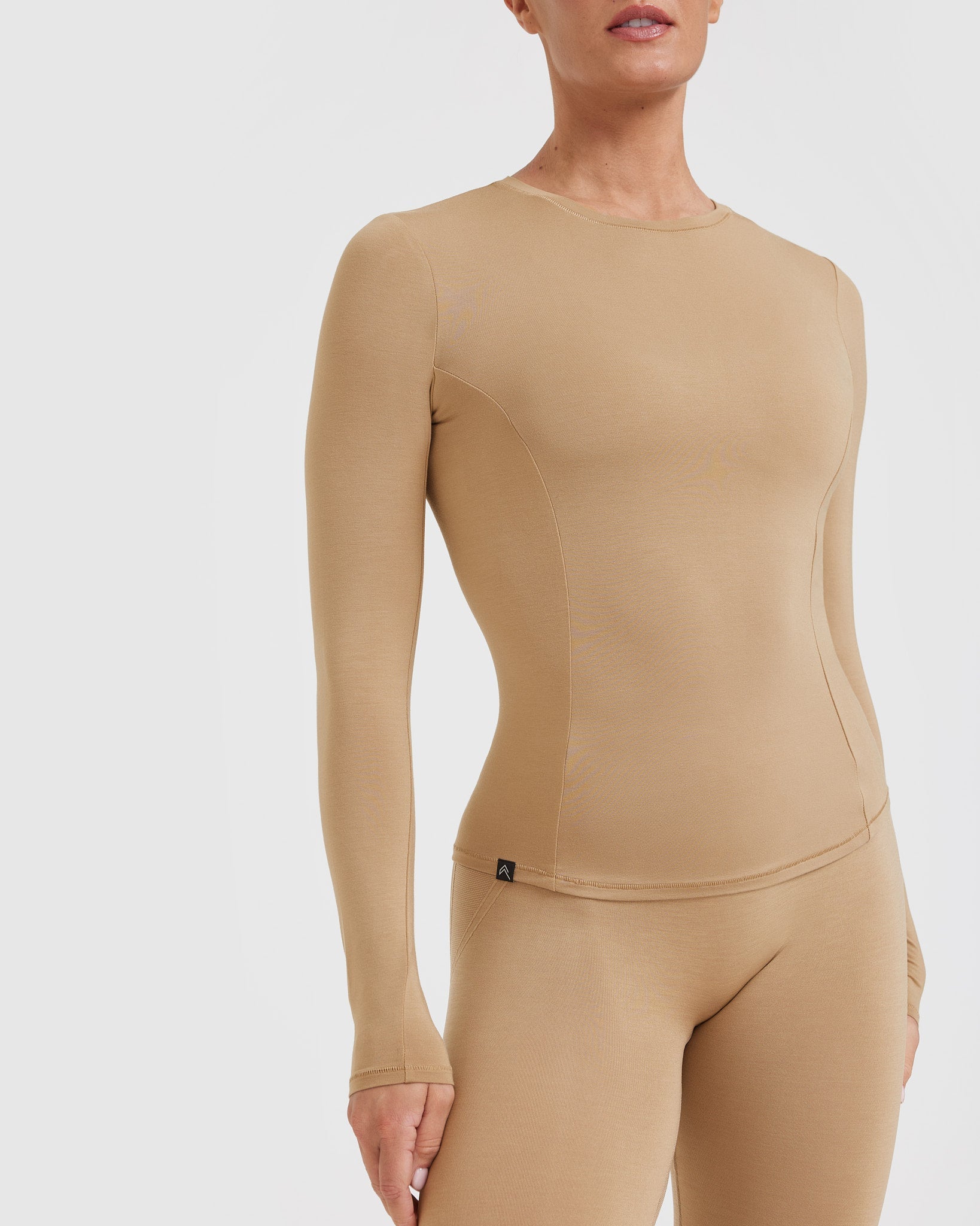 Mellow Soft Long Sleeve Top | Dune Brown - Image 4