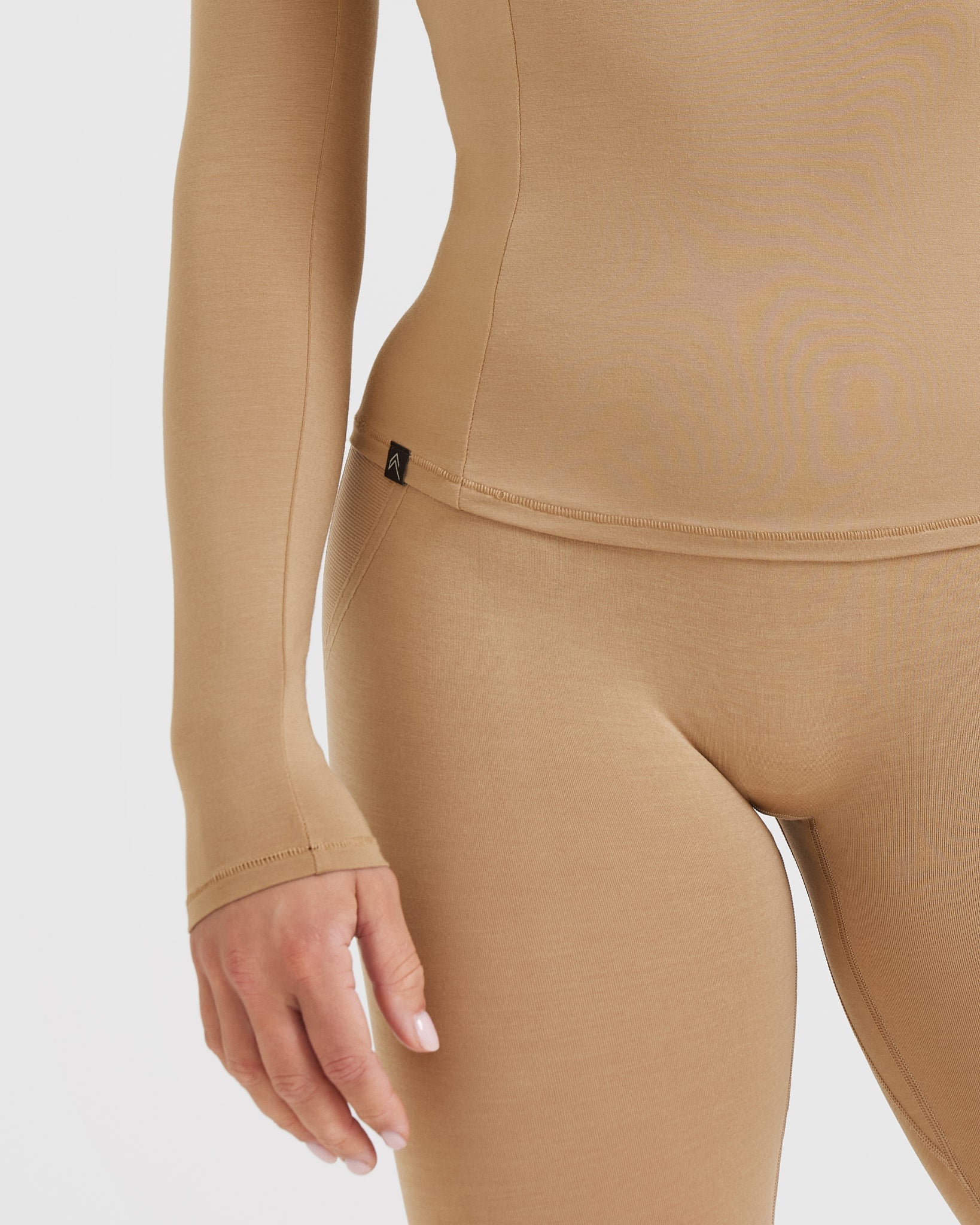 Mellow Soft Long Sleeve Top | Dune Brown - Image 5