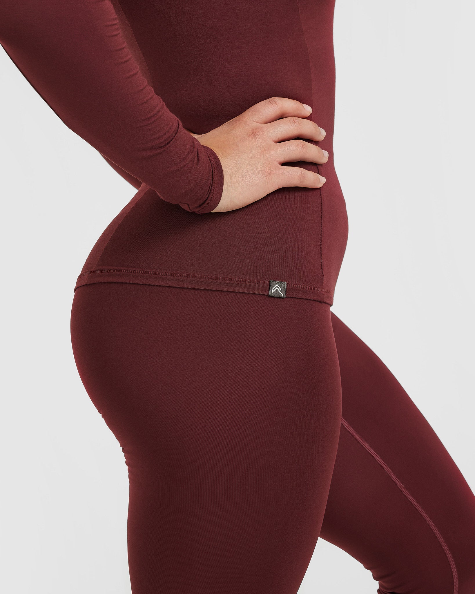 Mellow Soft Long Sleeve Top | Mulled Wine - Image 5