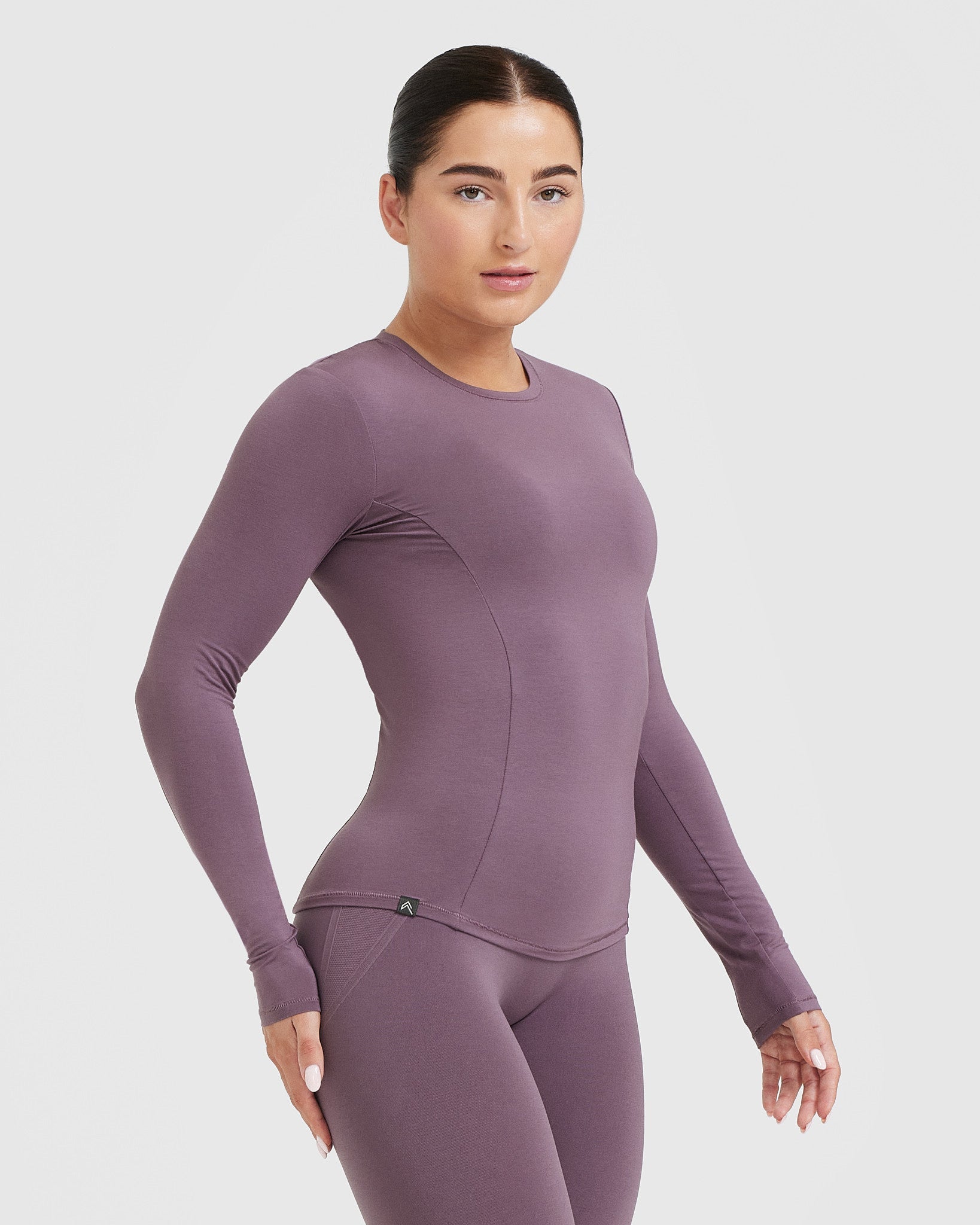 Mellow Soft Long Sleeve Top | Vintage Purple - Image 3