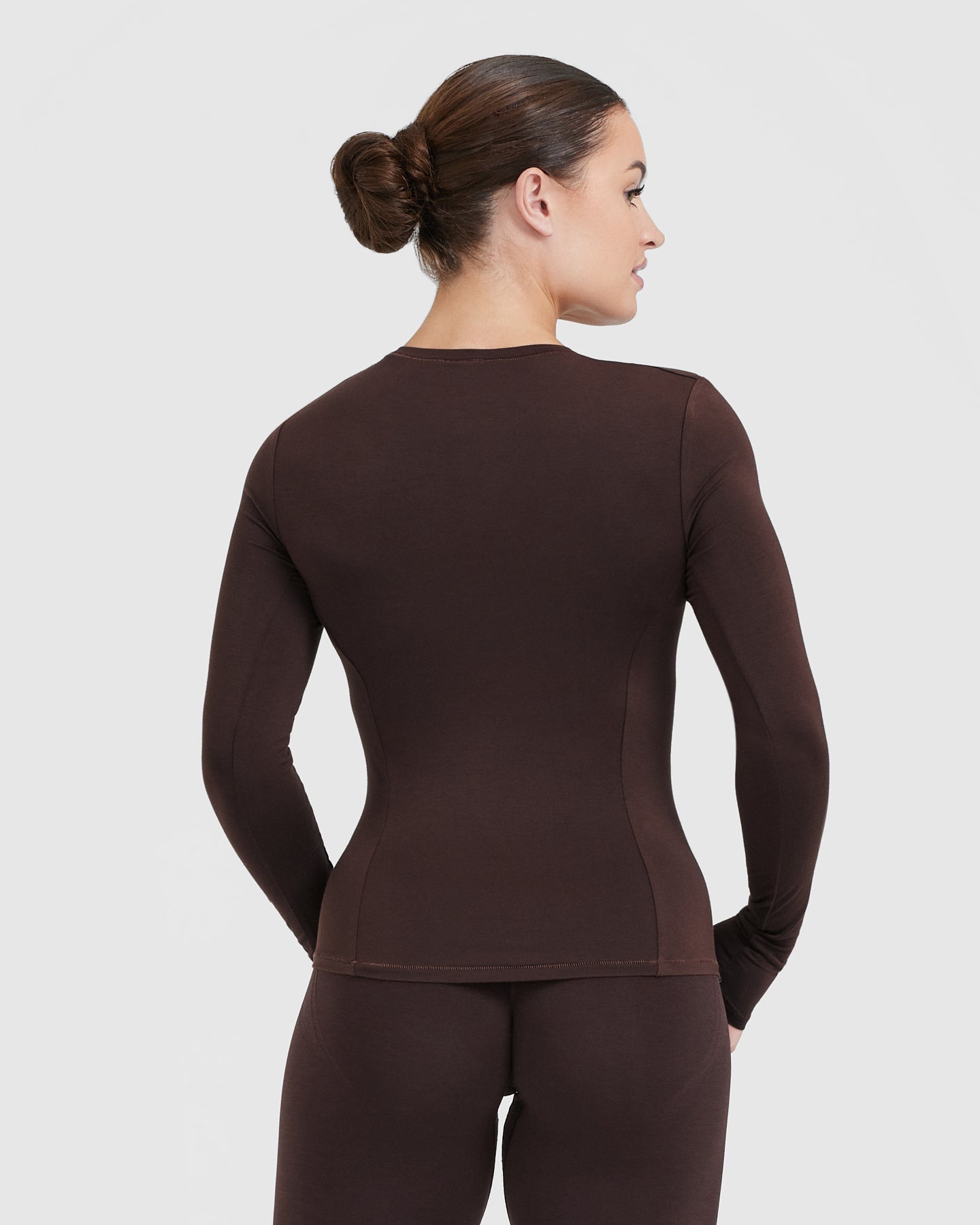 Alternative view of Mellow Soft Long Sleeve Top | 70% Cocoa