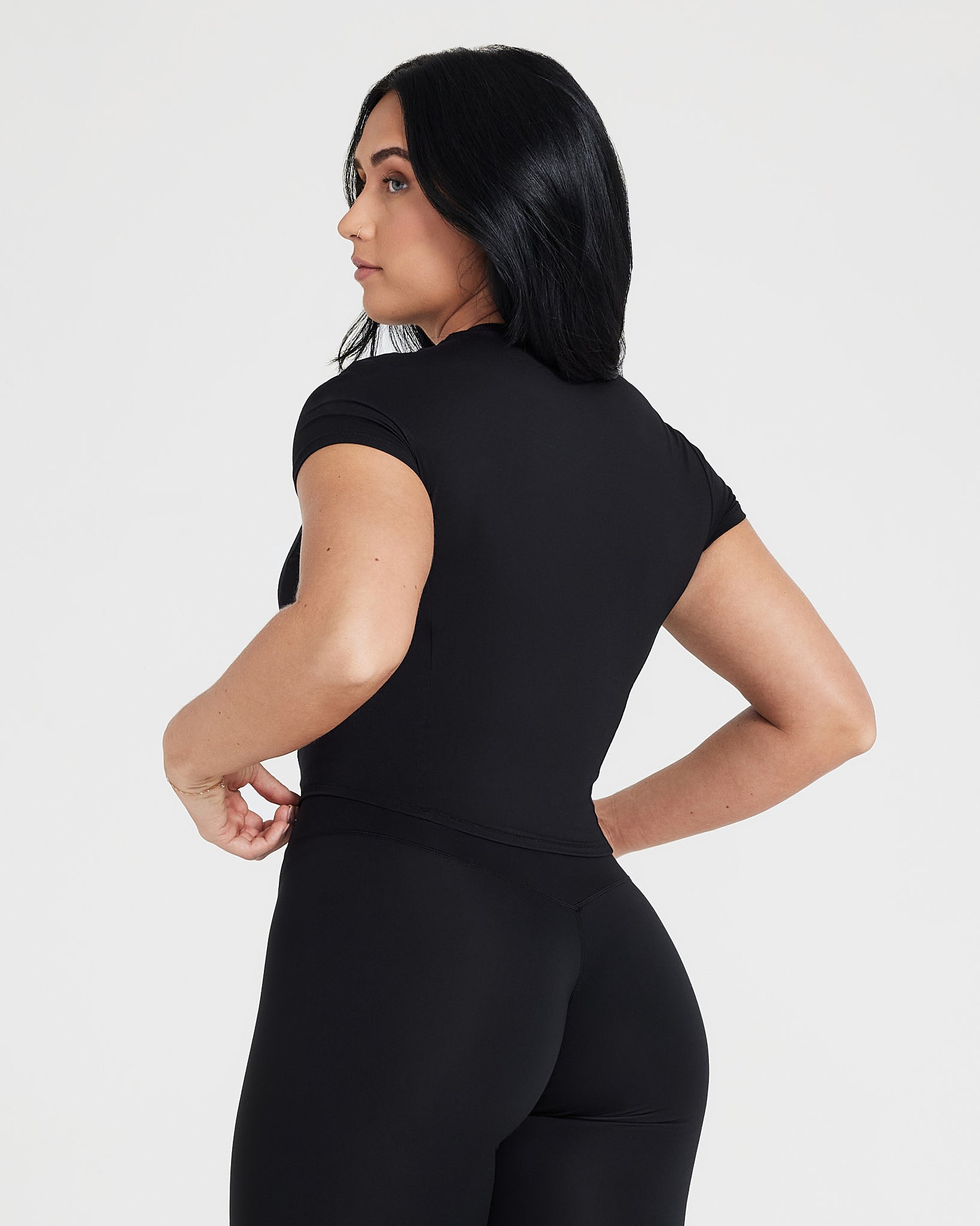 Alternative view of Mellow Soft Mid Short Sleeve T-Shirt | Black