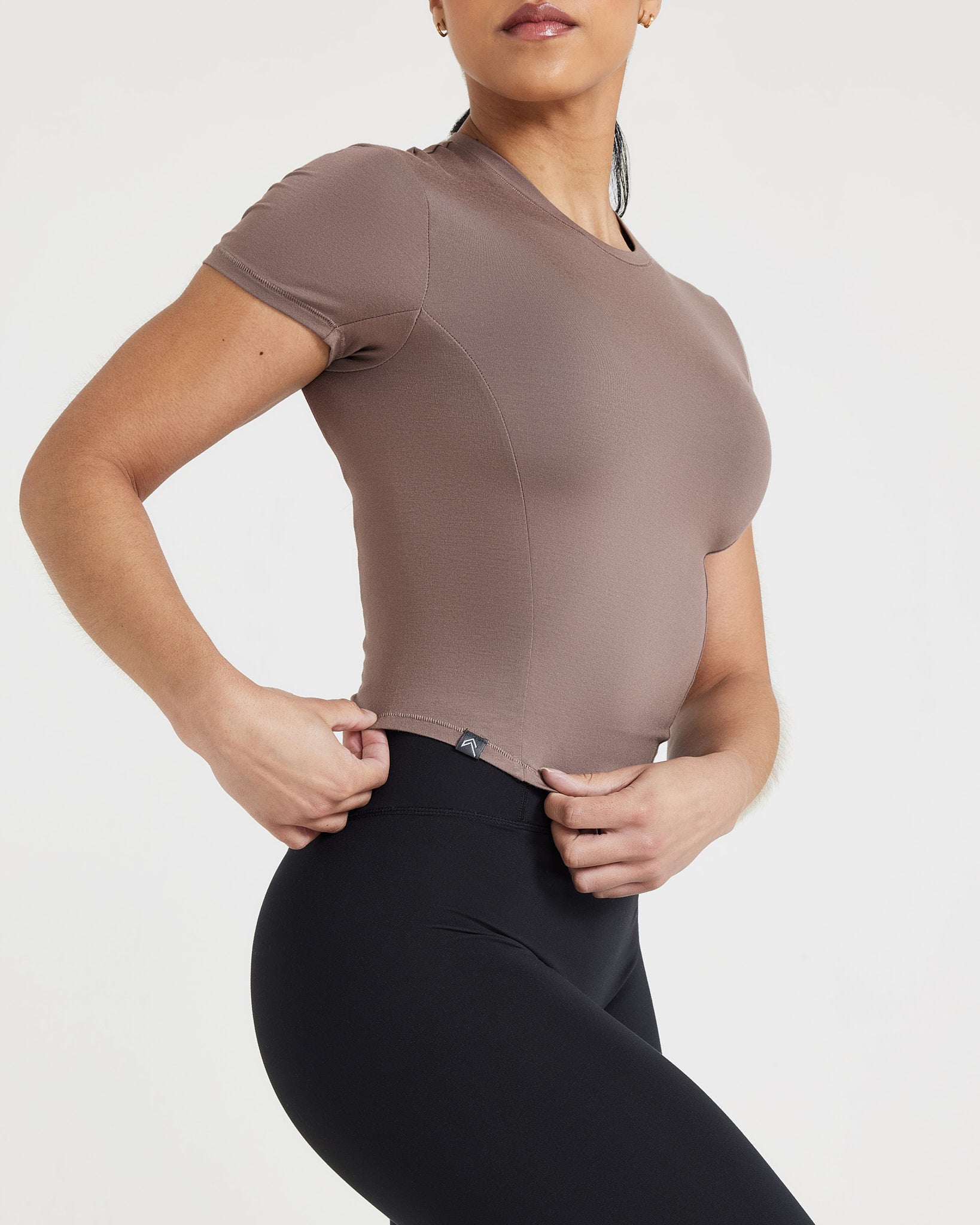 Mellow Soft Mid Short Sleeve T-Shirt | Cool Brown - Image 5