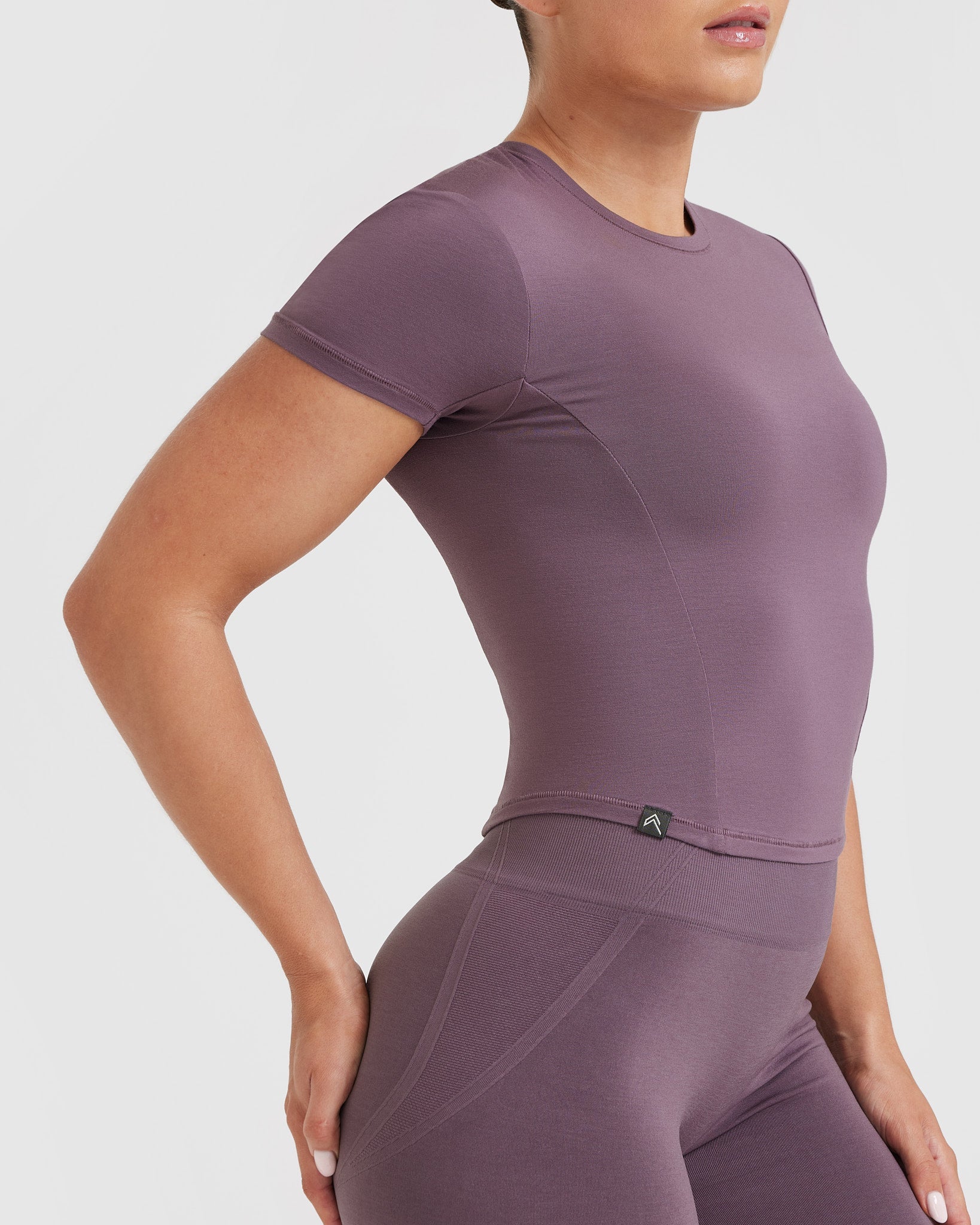 Mellow Soft Mid Short Sleeve T-Shirt | Vintage Purple - Image 4