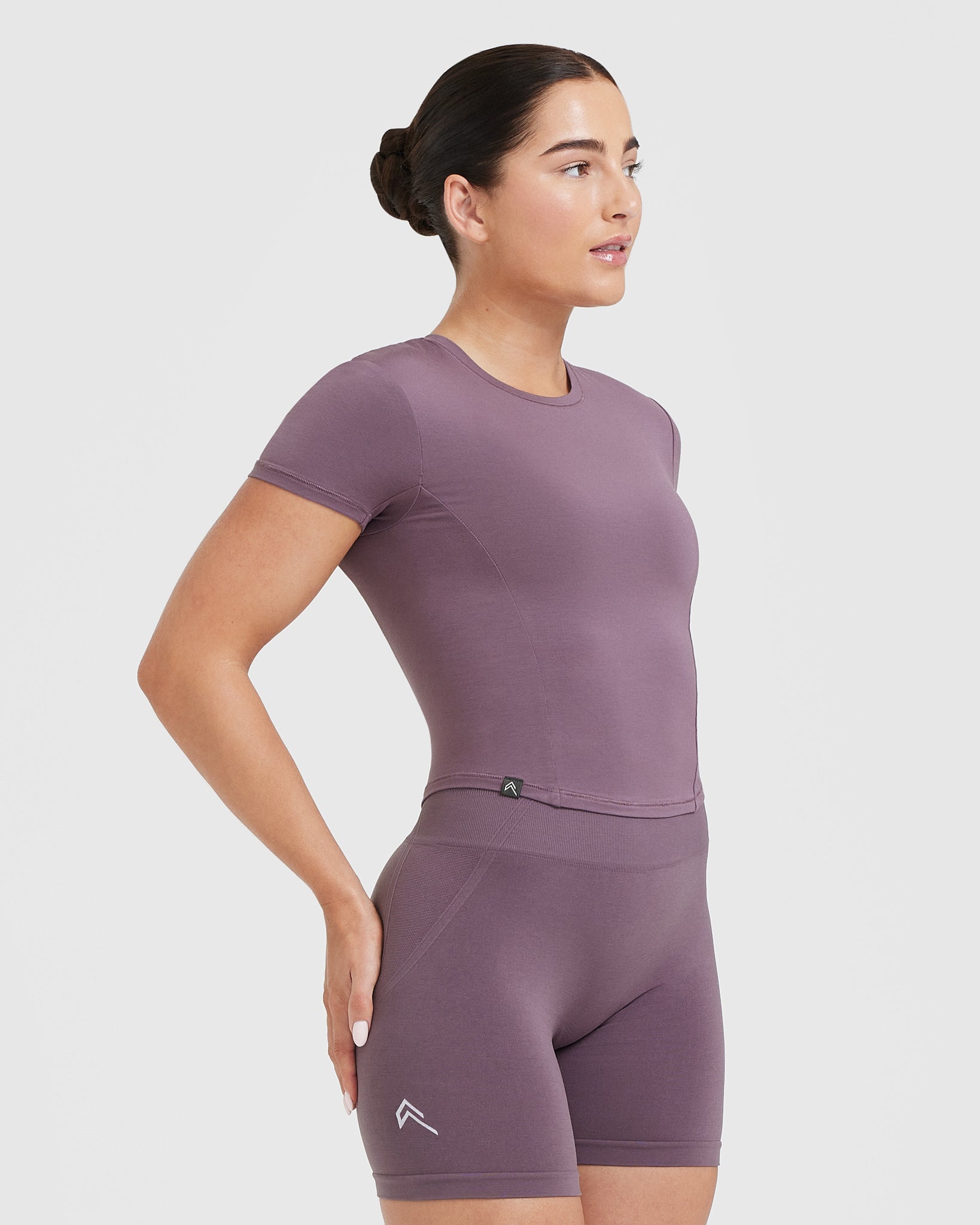 Mellow Soft Mid Short Sleeve T-Shirt | Vintage Purple - Image 3