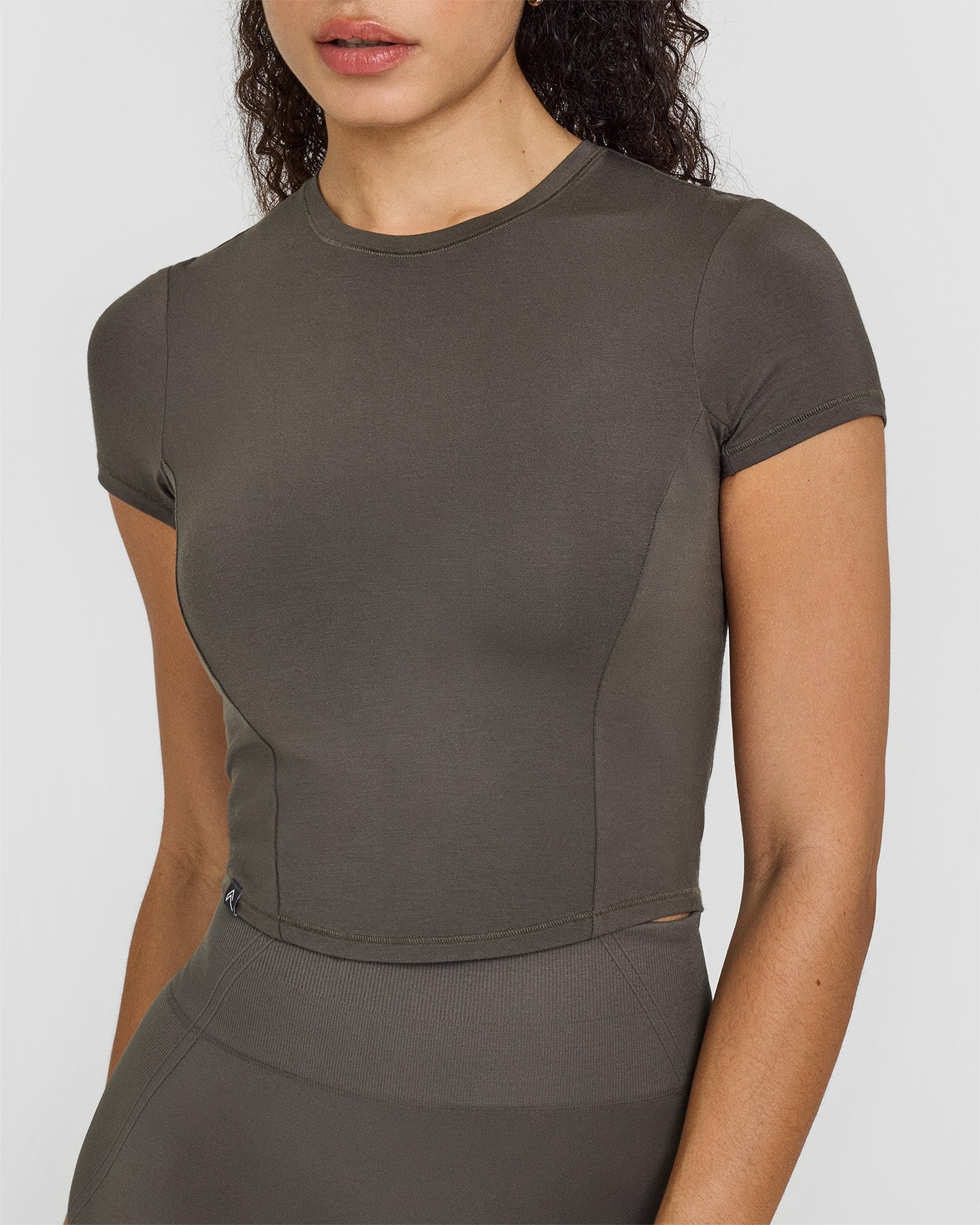 Mellow Soft Mid Short Sleeve T-Shirt | Deep Taupe - Image 4
