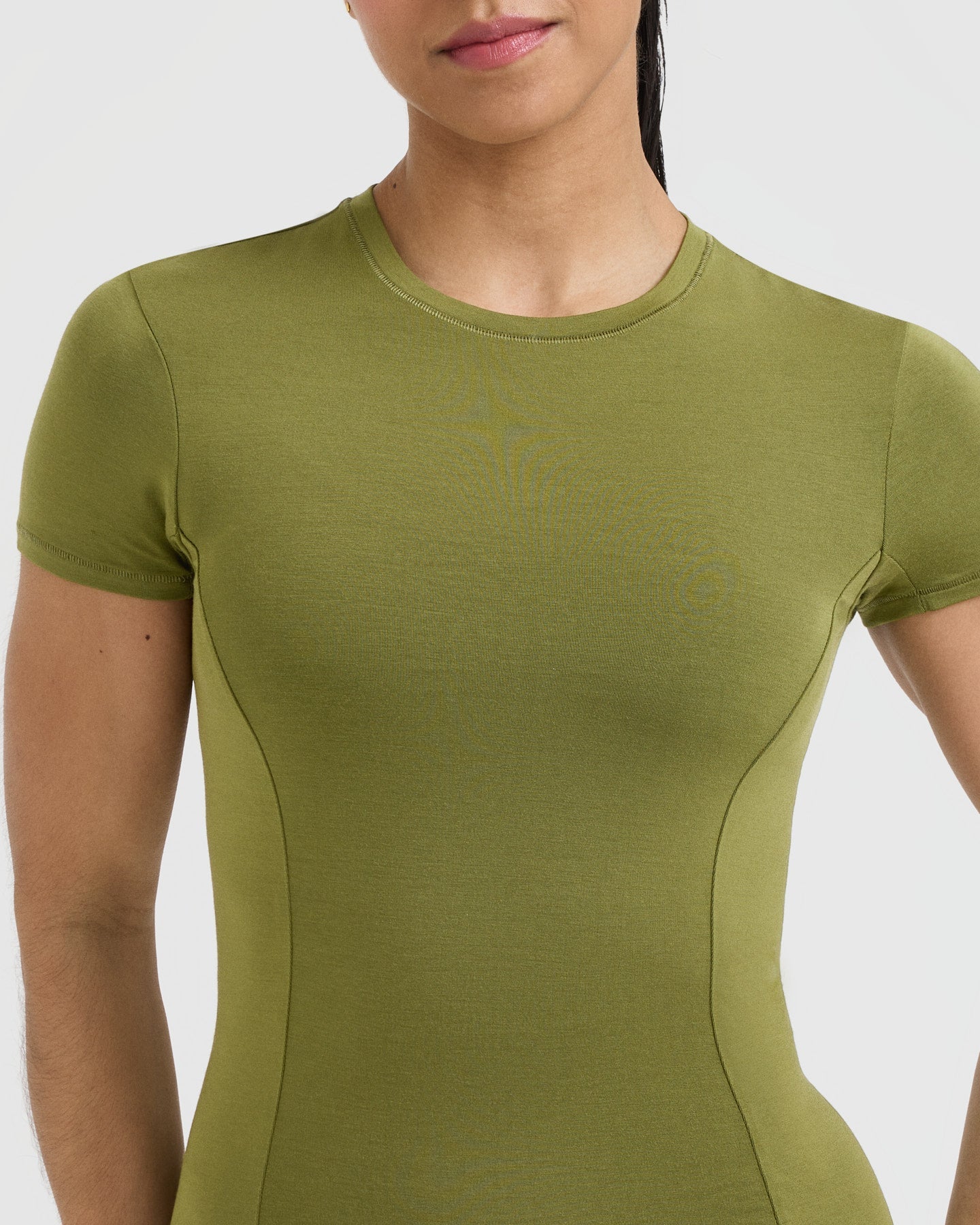 Mellow Soft Short Sleeve T-Shirt | Olive Green - Image 4