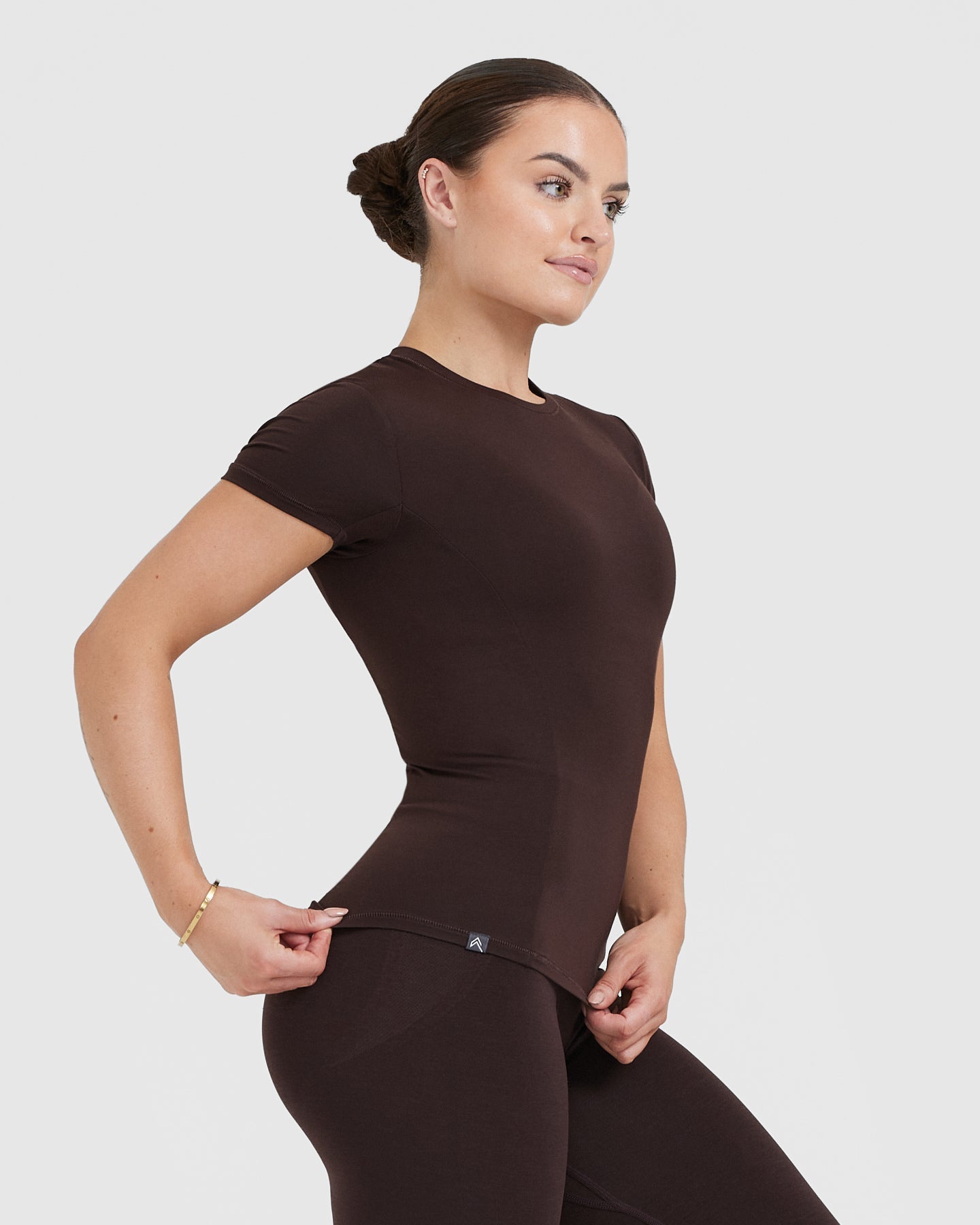 Mellow Soft Short Sleeve T-Shirt | 70% Cocoa - Image 3