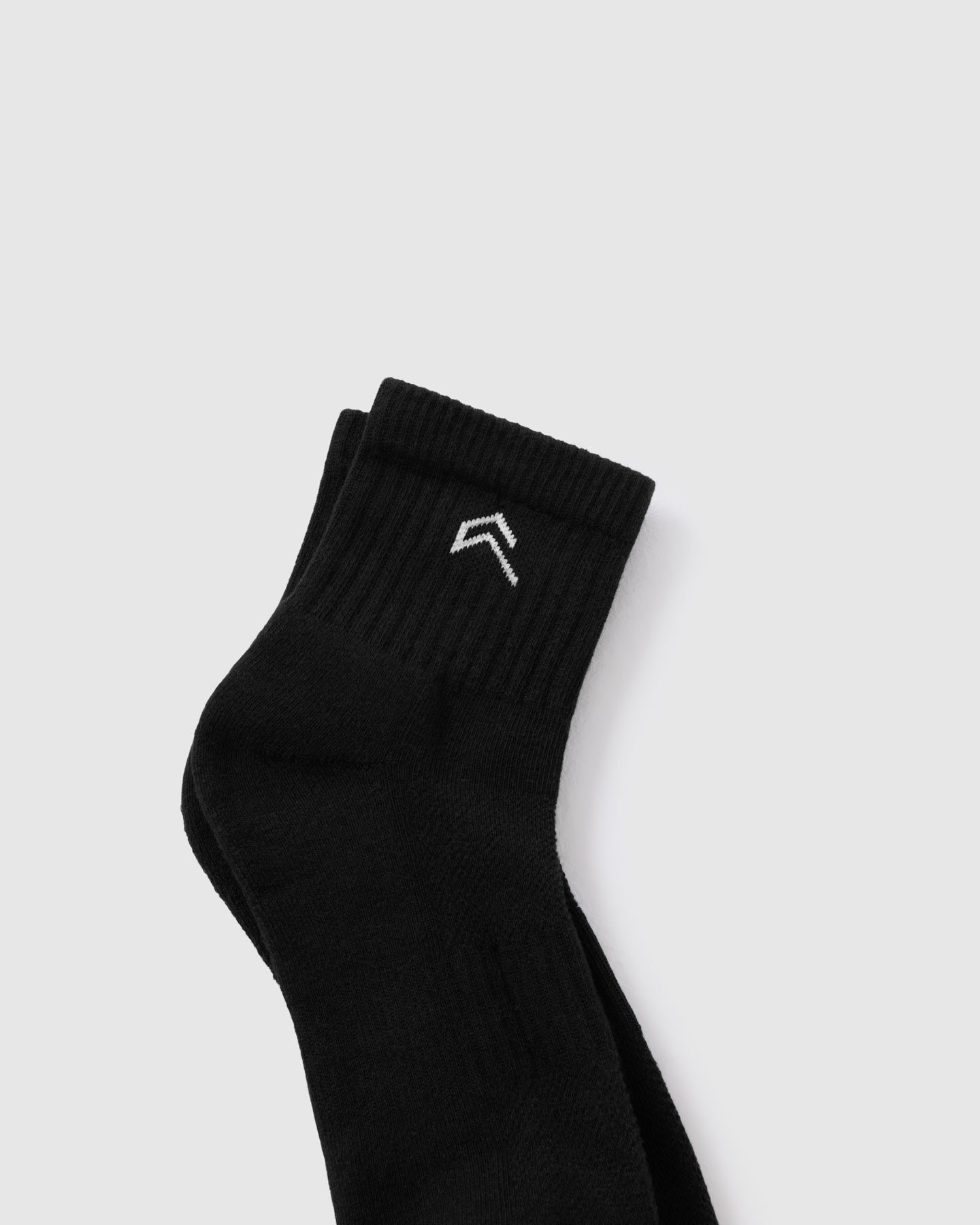 Mid Crew Socks 3 Pack | Black - Image 4